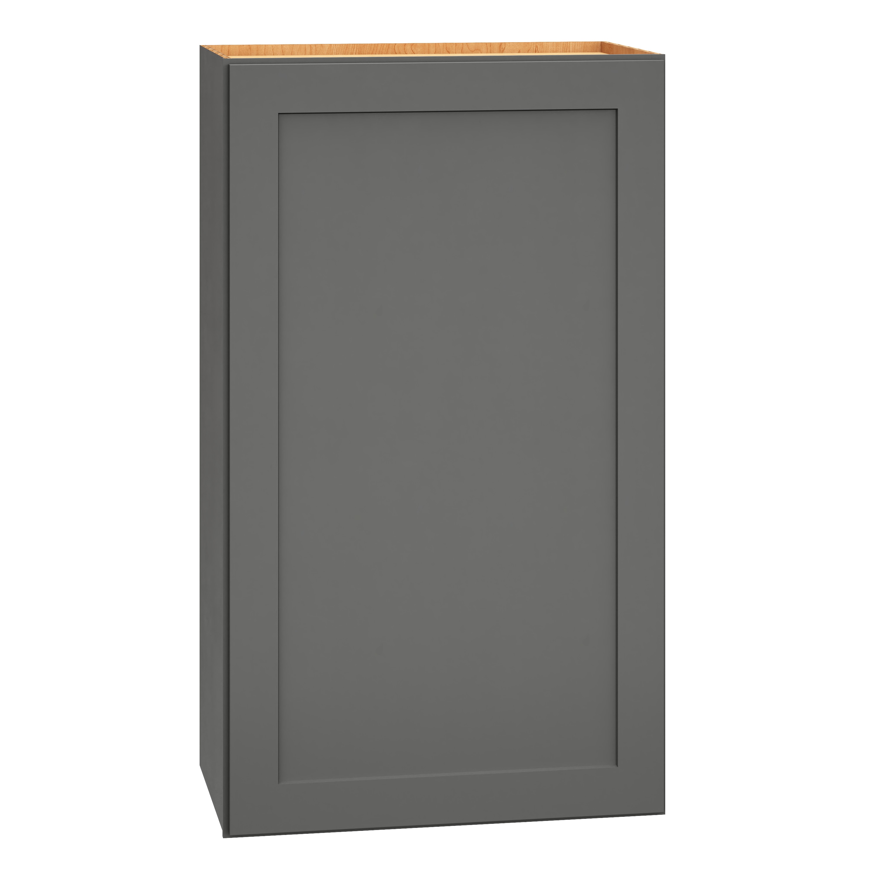 Diamond Express 328 W2136R Jamestown 21-in W x 36-in H x 12-in D Moonstone Gray Wall Fully assembled Plywood Cabinet (Recessed Panel Shaker)