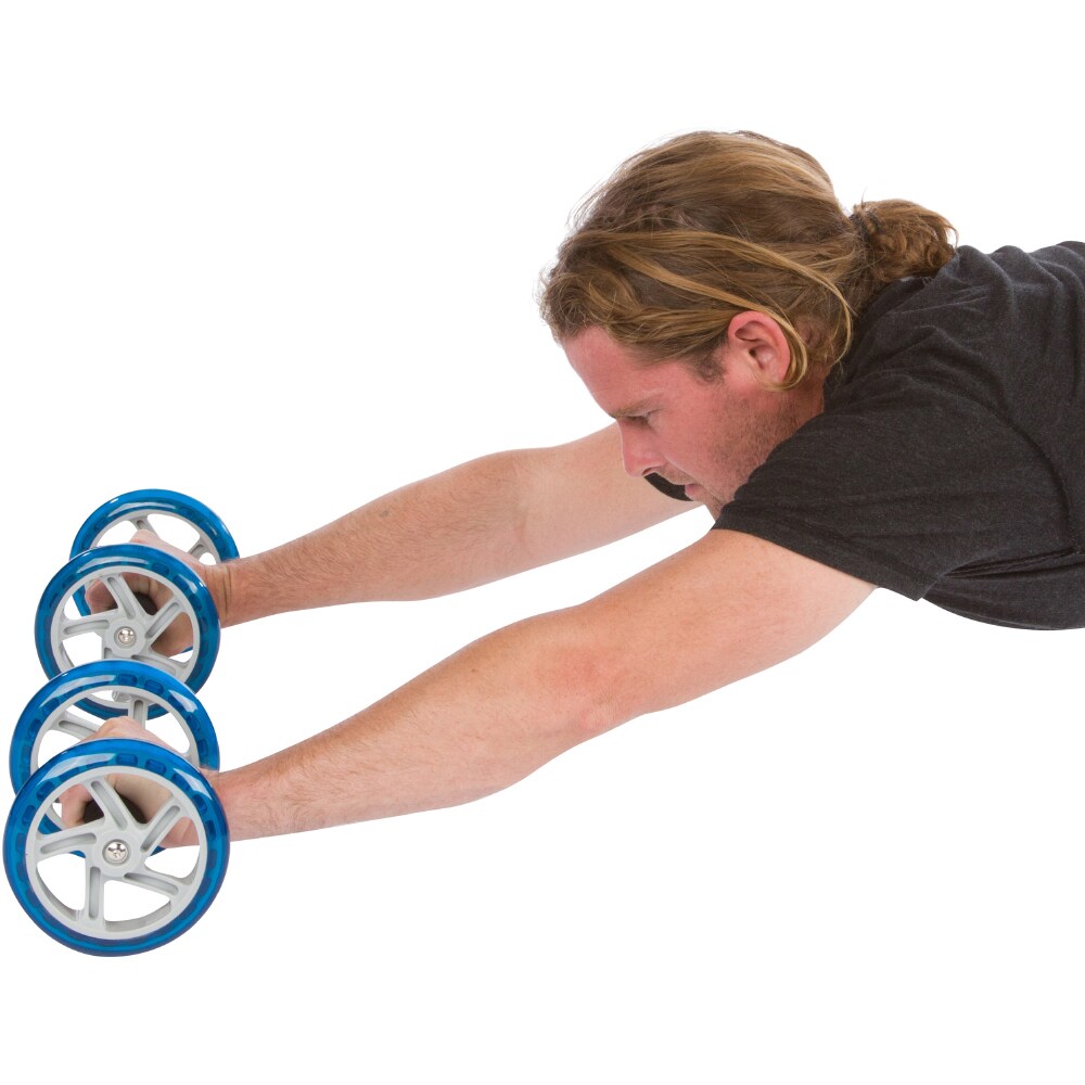 Trademark Innovations ABROLLER-2X-BU Ab-Core-Training - View #3