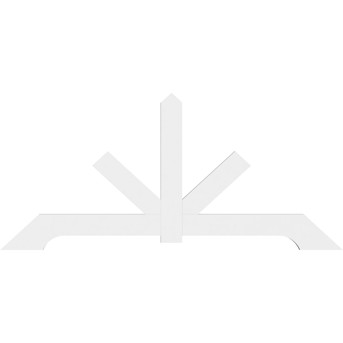 Ekena Millwork GBP096X44X0206VAN00 Exterior-Brackets-Braces - View #2