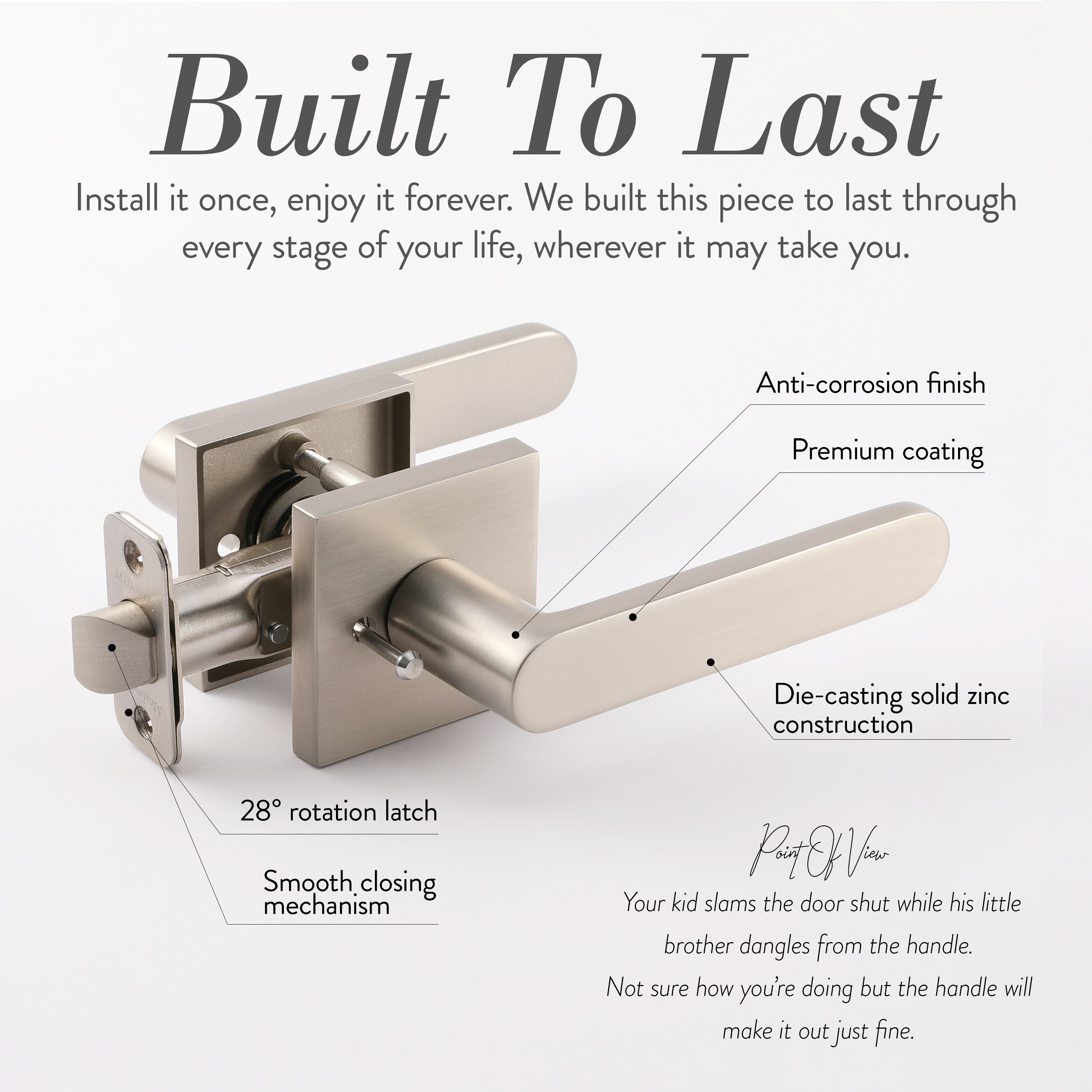 McBowery MB-1100PVSN-LH Door-Handles - View #7