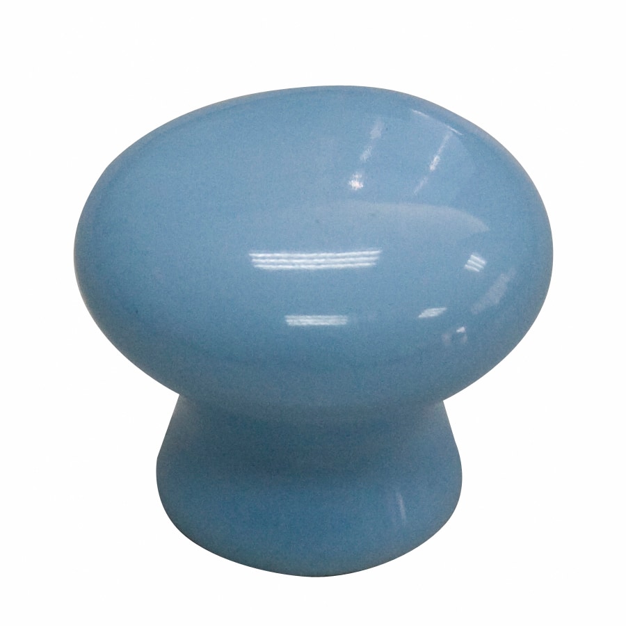 allen roth Blue Round Modern Cabinet Knob in the Cabinet Knobs department  at