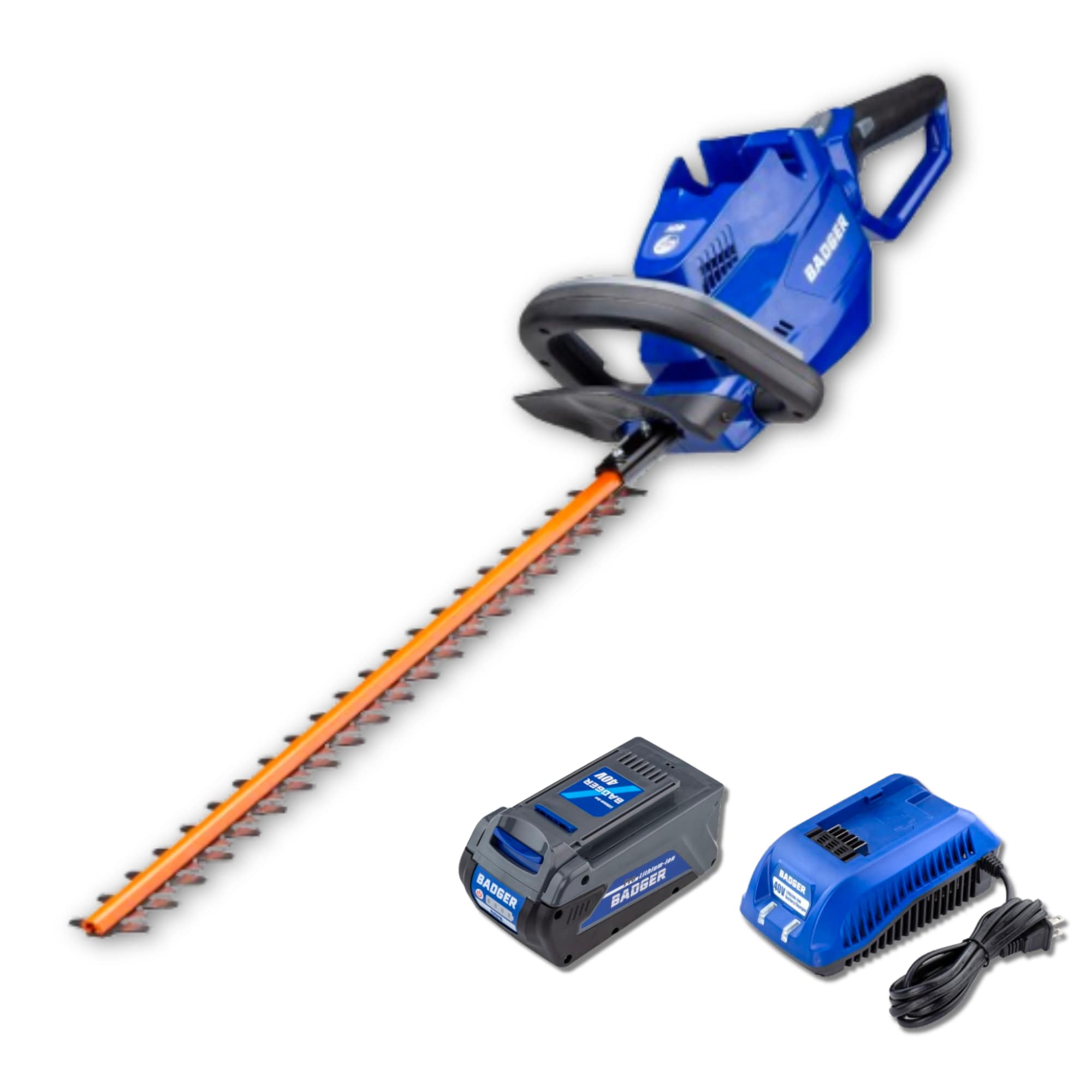 Wild Badger Power WB40VHT24 40 Volt 40-volt 24-in Battery Hedge Trimmer 2 Ah Battery Included , Charger Included