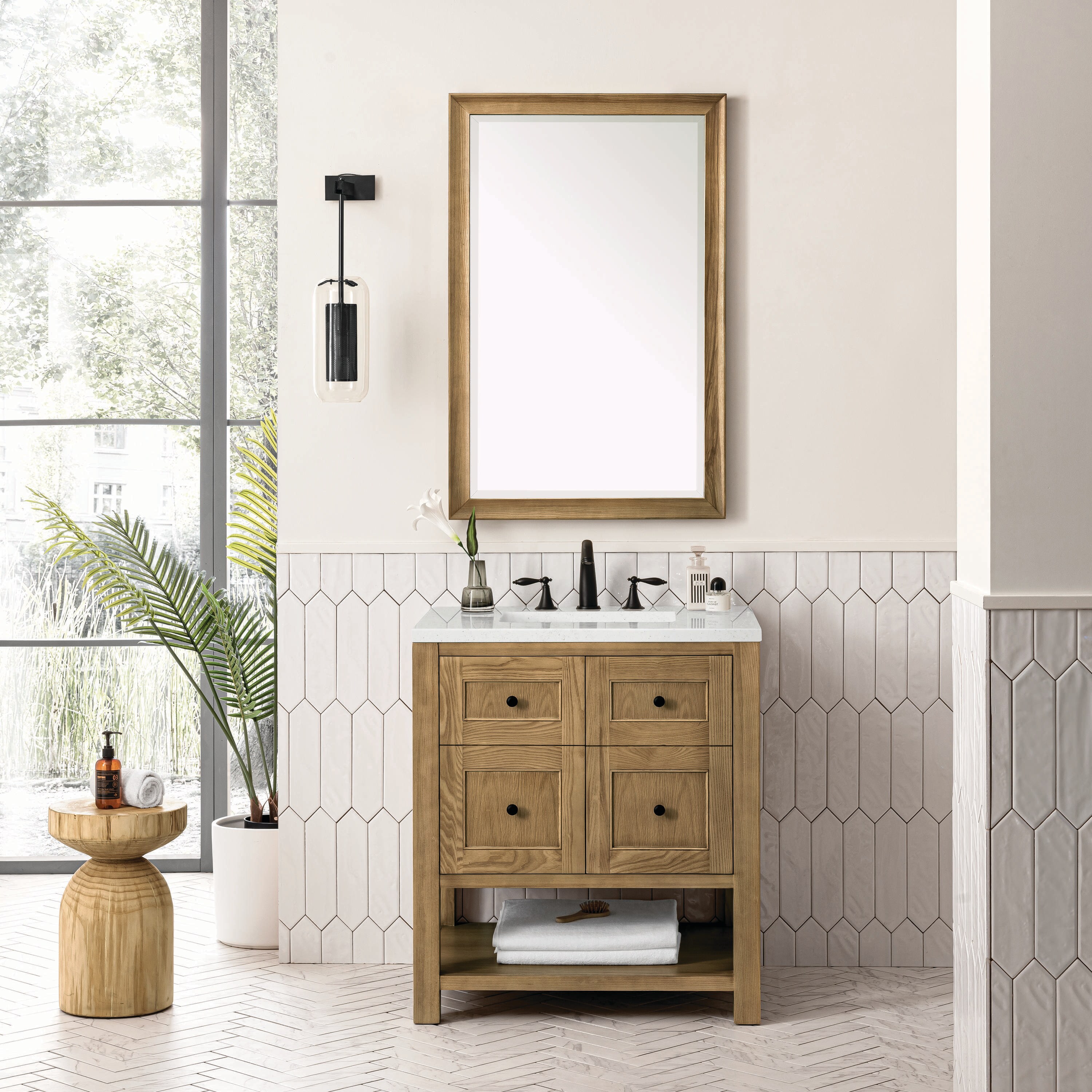 James Martin Vanities 330-V30-LNO-3LDL Bath-Vanity-Combo - View #2