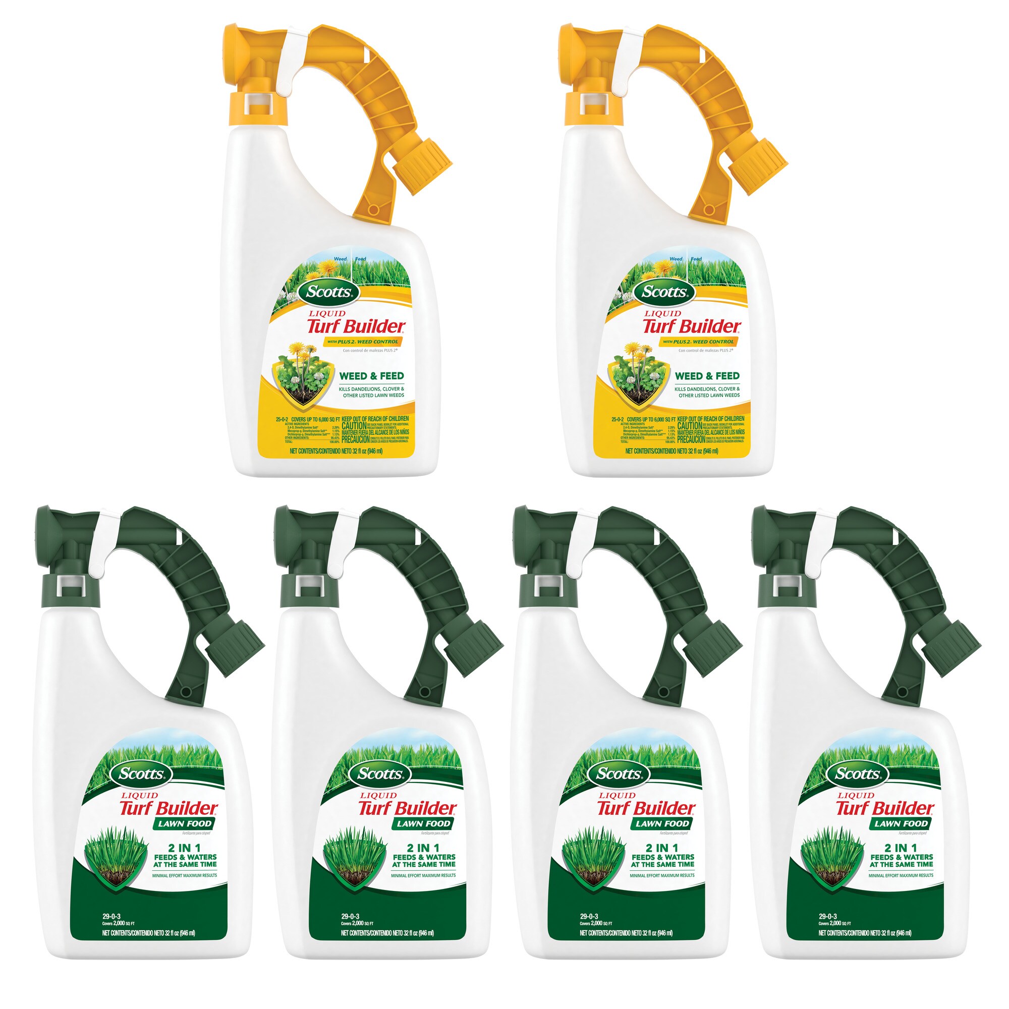 Scotts VB02161 Liquid Turf Builder Bundle 18-lb 6000-sq ft 25-0-2 All-purpose Weed & Feed Liquid Fertilizer