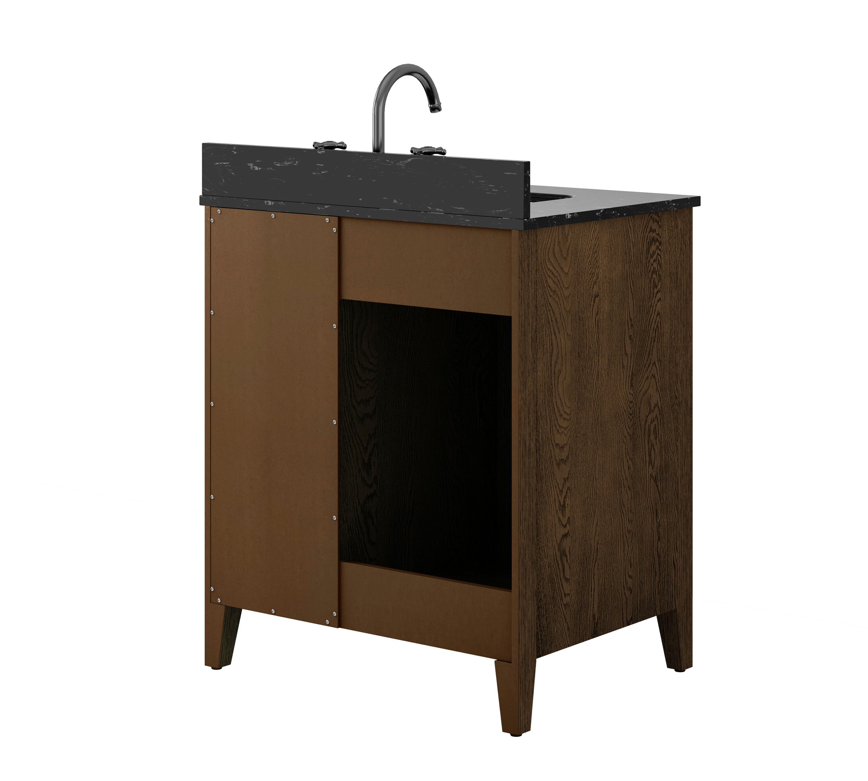 allen + roth TJ-0113V3022BR Bath-Vanity-Combo - View #5