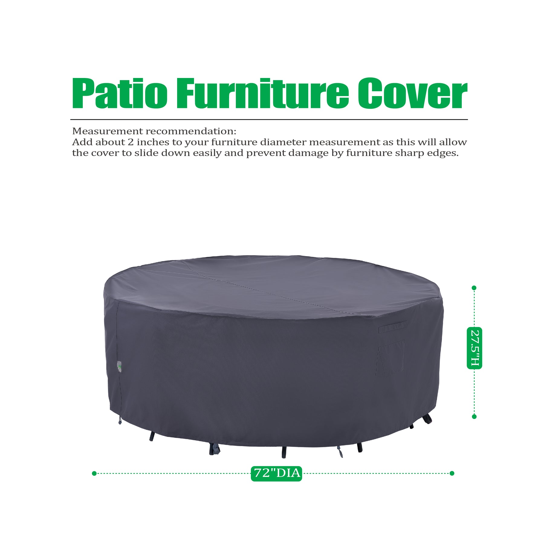 F&J Outdoors FJ-US-WFG-H21 Patio-Furniture-Covers - View #2