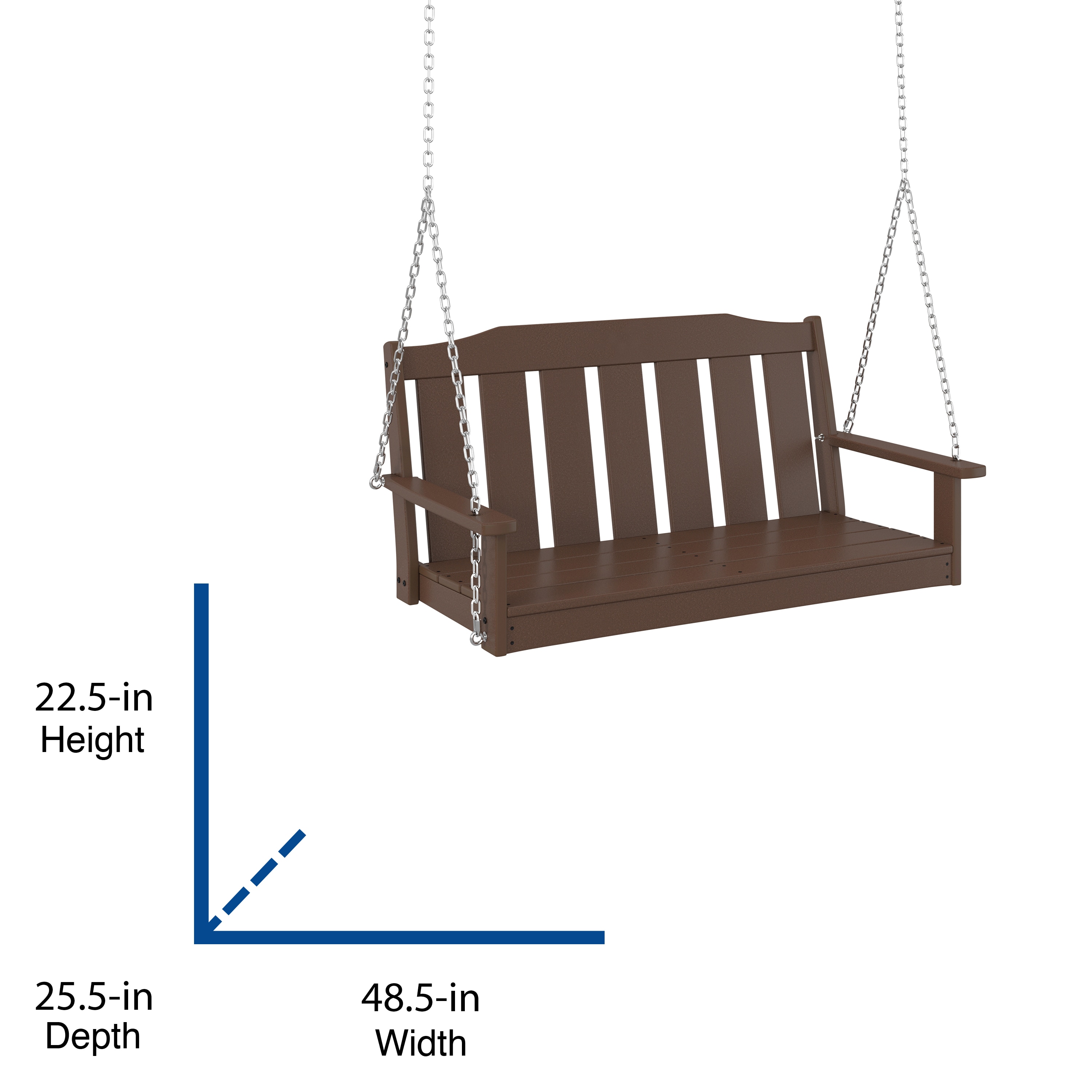 allen + roth by POLYWOOD ARSW48MA Swing-Gliders - View #9