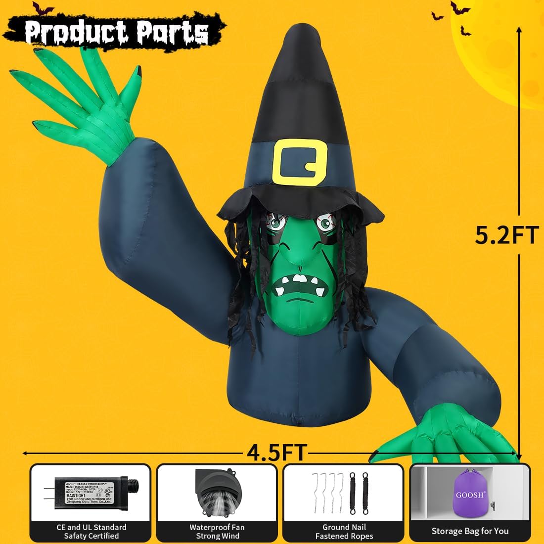 GOOSH DJ-WS-69194 Outdoor-Halloween-Decor - View #5