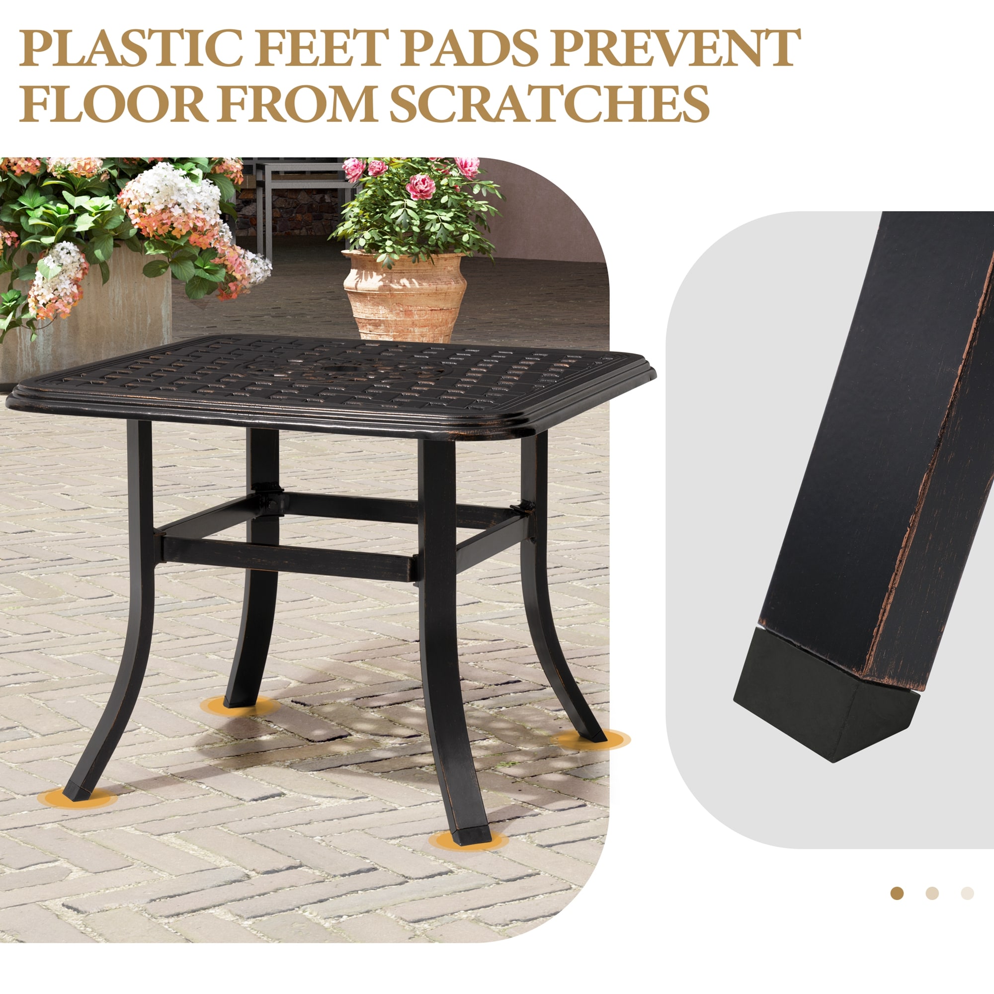Crestlive Products CL-TB003BLK Patio-Tables - View #7