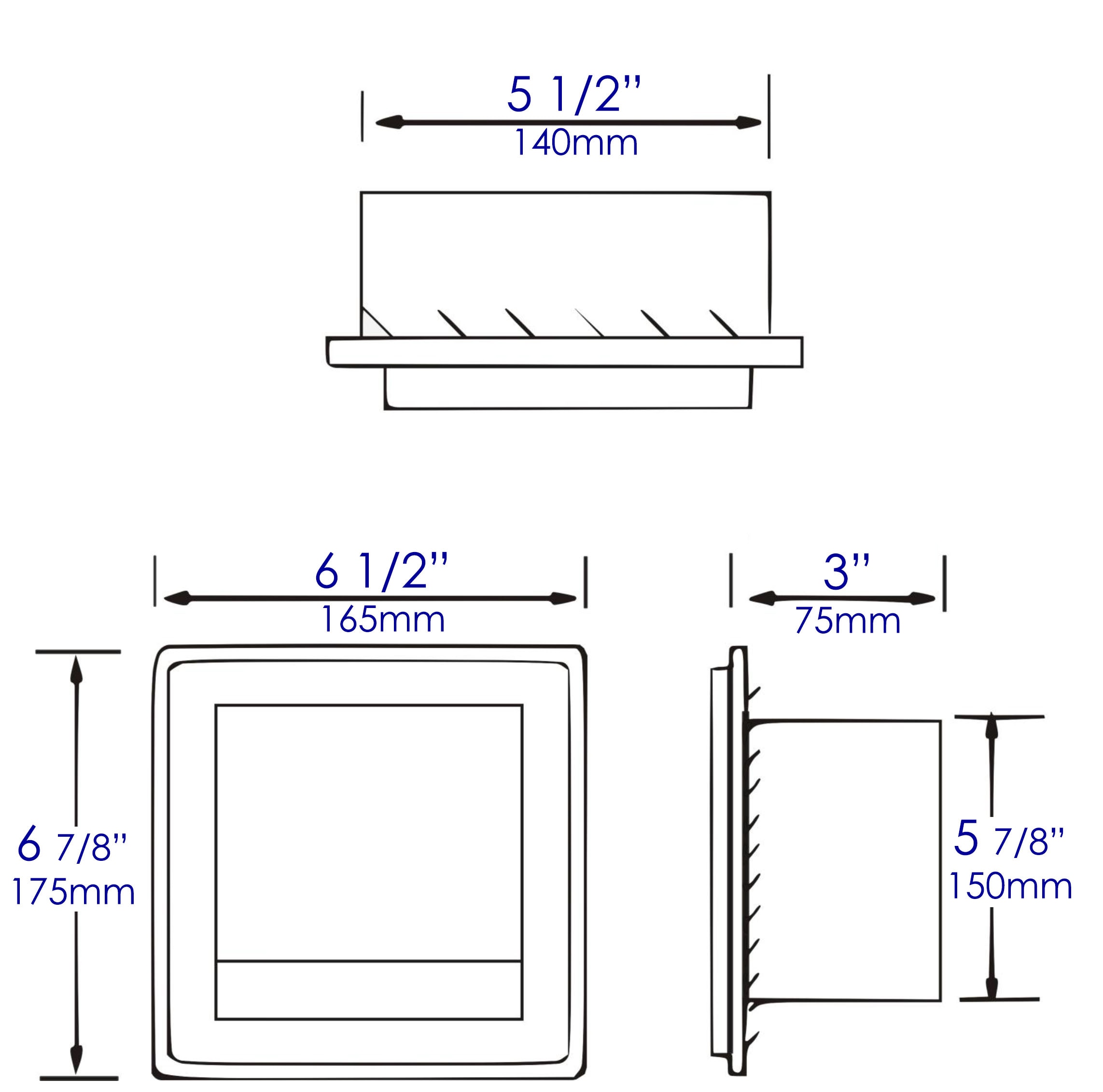 ALFI ABTPC77-BLA Bathroom-Accessories - View #5