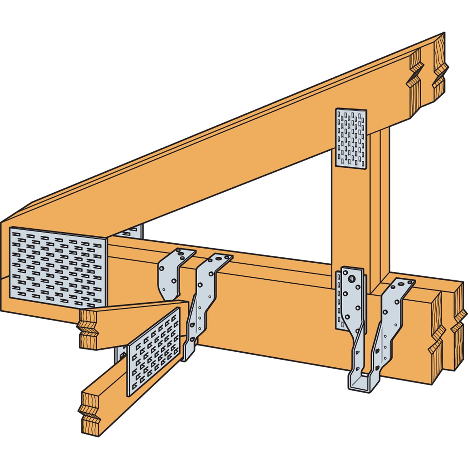 Simpson Strong-Tie THA29 Joist-Hangers - View #4