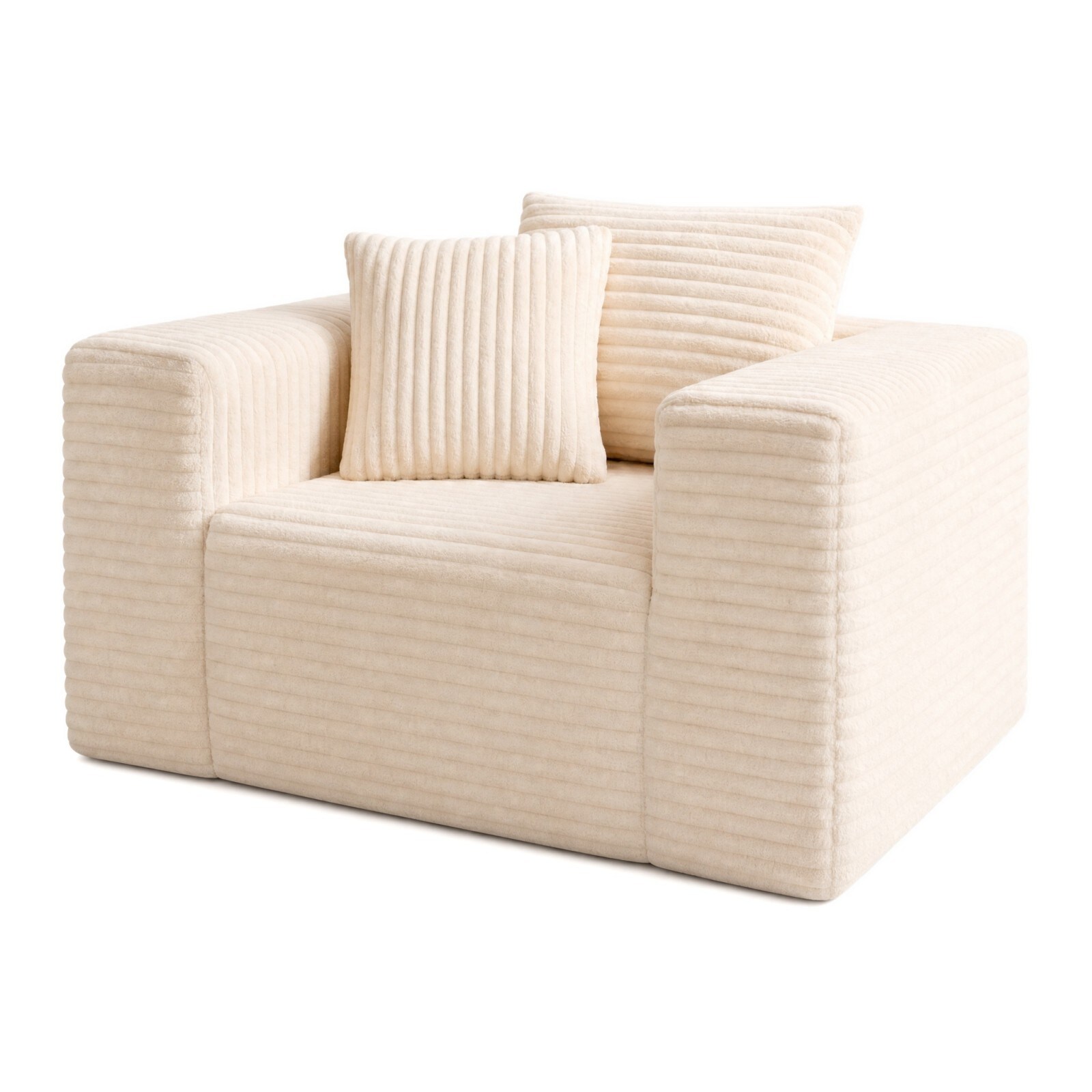 GlasFlength Kids Cloud Sofa High Backrest Wider Armrest Memory Foam ...