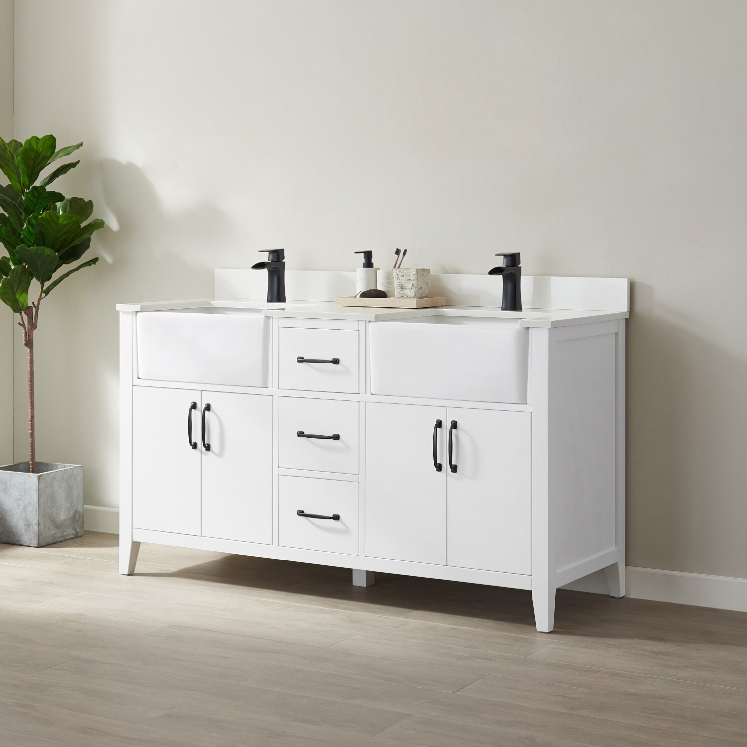 Vinnova 797060-WH-WH-NM Bath-Vanity-Combo - View #2