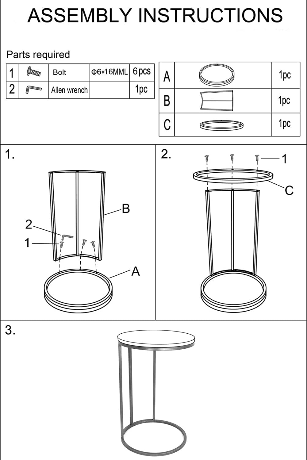 HAWOO U200019 End-Tables - View #3