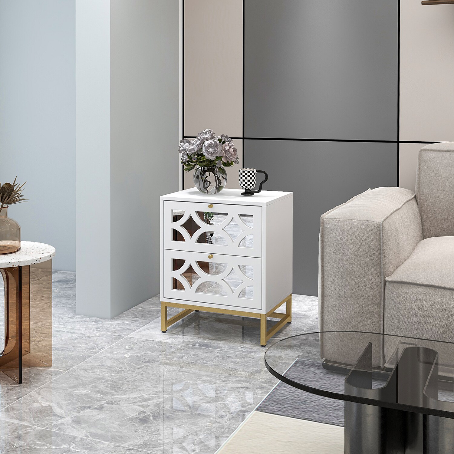 GZMR SL-AD8206-LC nightstands - View #5