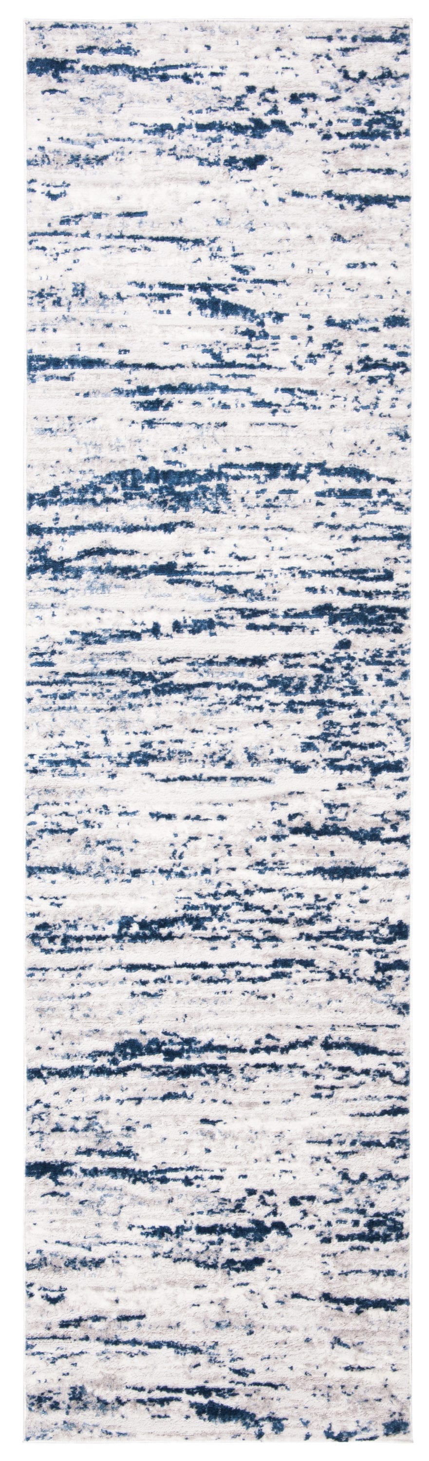Safavieh ALA768B-222 Amelia Vento 2 x 22 (ft) Loomed Polypropylene Gray/Navy Rectangular Indoor Distressed/Overdyed Bohemian/Eclectic Runner rug