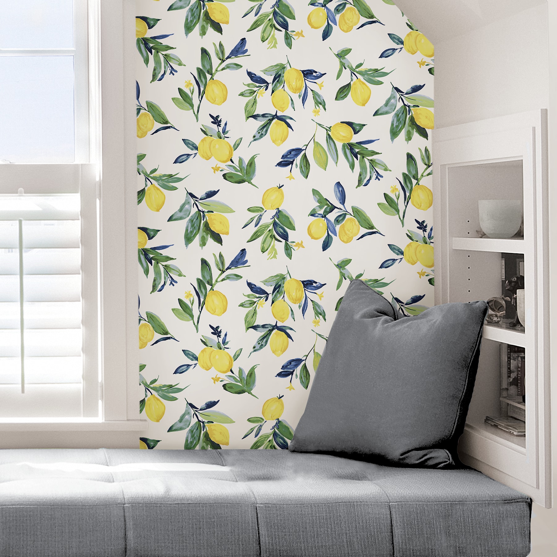 Blue Bird Self Adhesive Wallpaper Fresh Lemon Tree Peel And Stick Wallpaper  Removable Waterproof Prepasted Wallpaper Wall Mural  Wallpapers   AliExpress