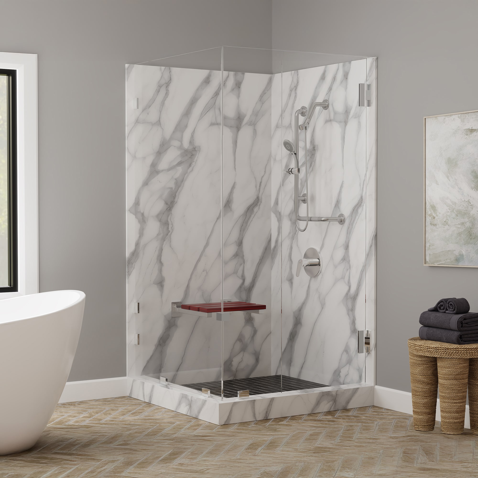 PULSE 4001L-SSB Showerhead-Bar-Panels - View #5