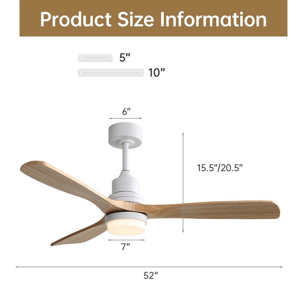Sofucor LW-5247-WH-DC-YM Ceiling-Fans - View #6