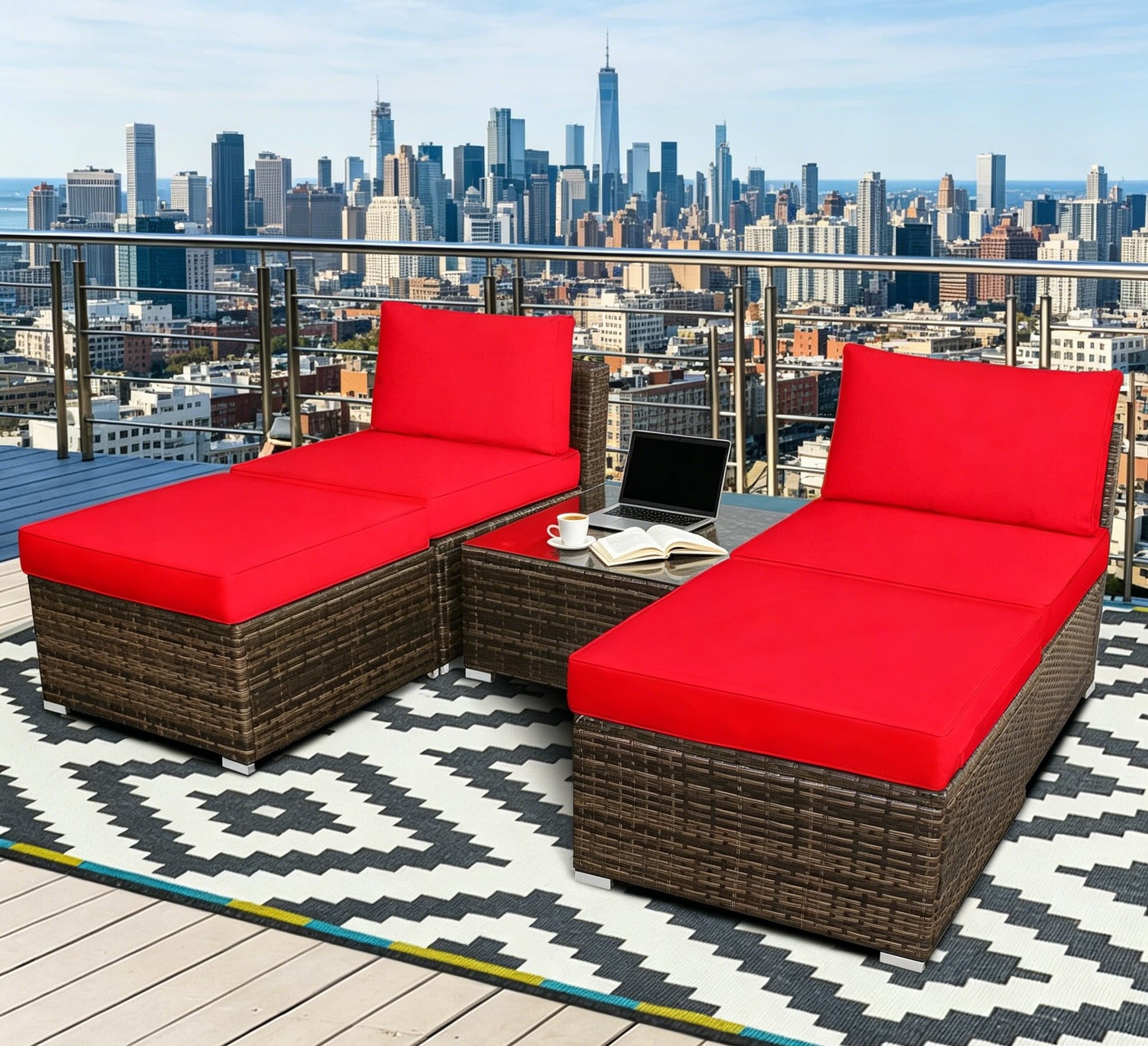 LIVIZA OUJ66745REA-X Patio-Sofas-Daybeds - View #3