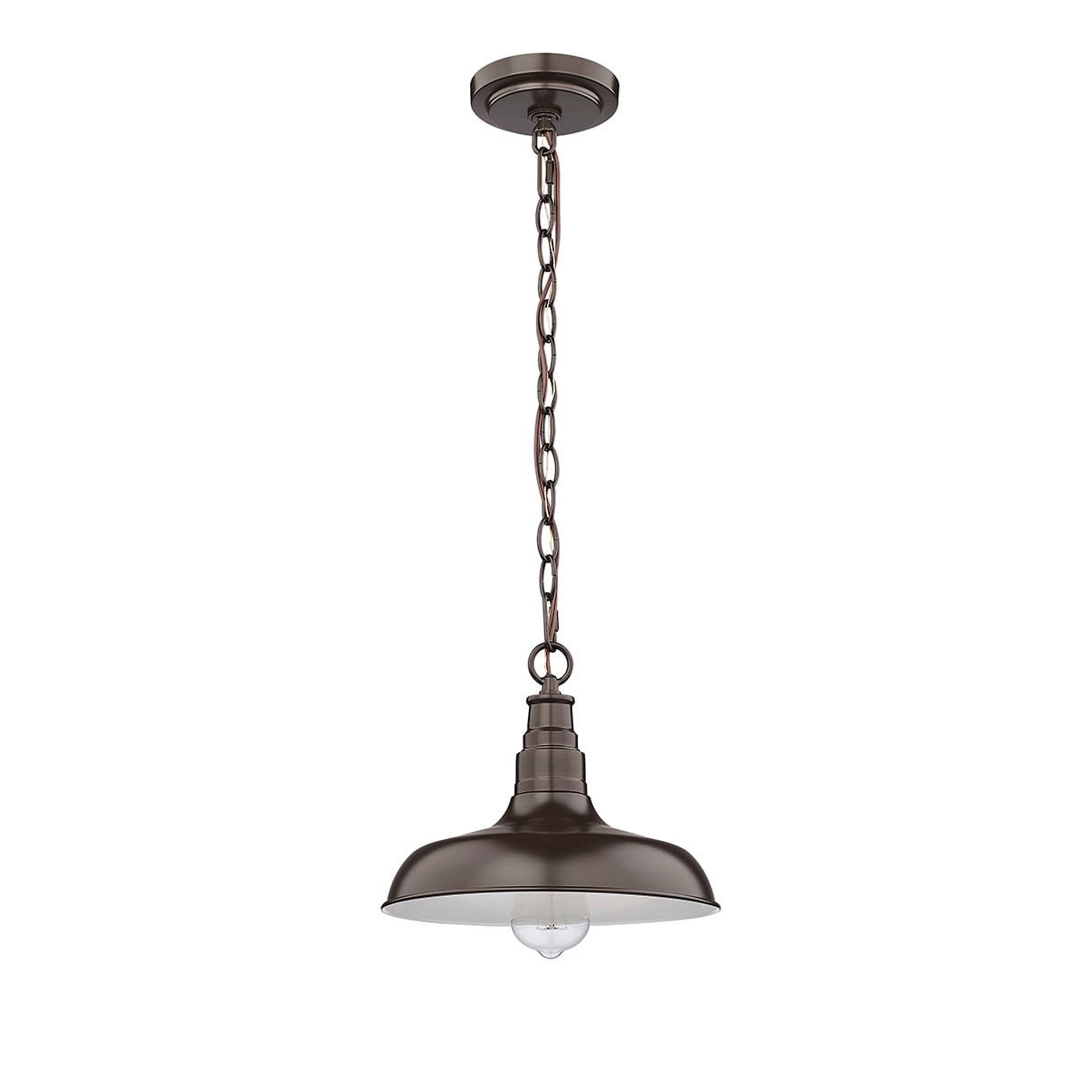 Twilight Glow Powder Coat Bronze Outdoor Pendant Light