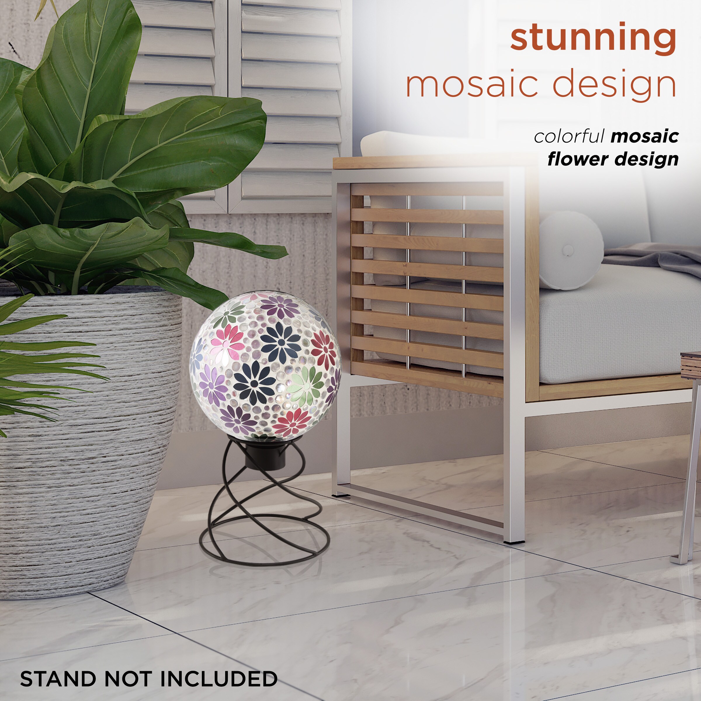 Alpine Corporation HGY426 Gazing-Ball-Stand - View #5