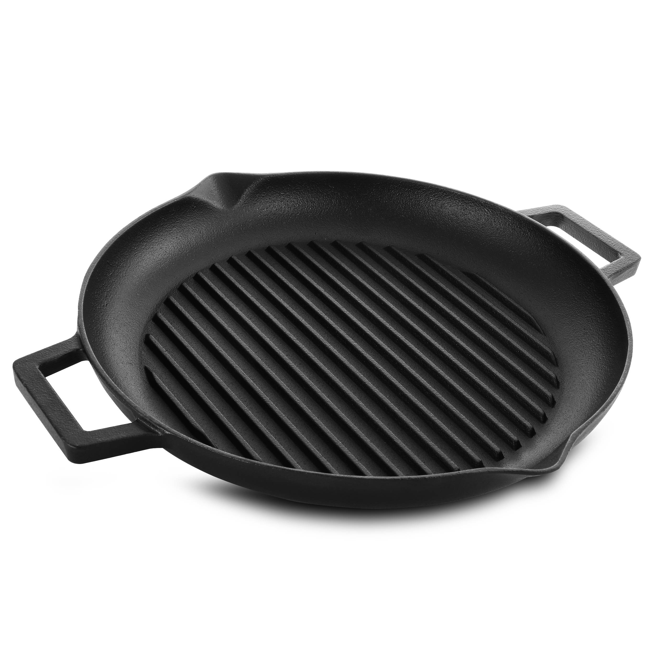 Carolina Cooker Preseasoned Cast Iron Wok- 12