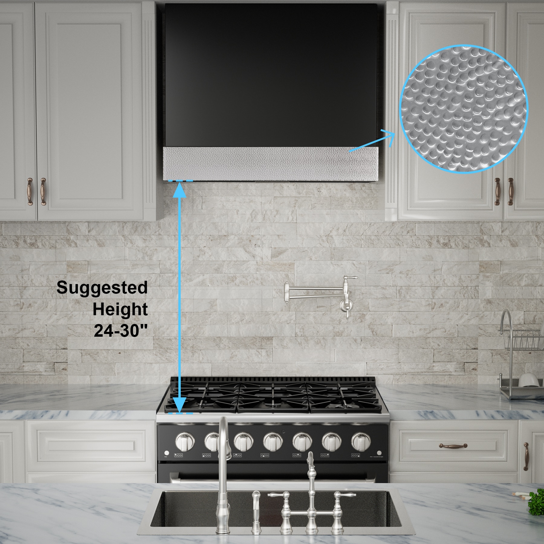 Akicon AK-HS36HD-JBN Wall-Mounted-Range-Hoods - View #4