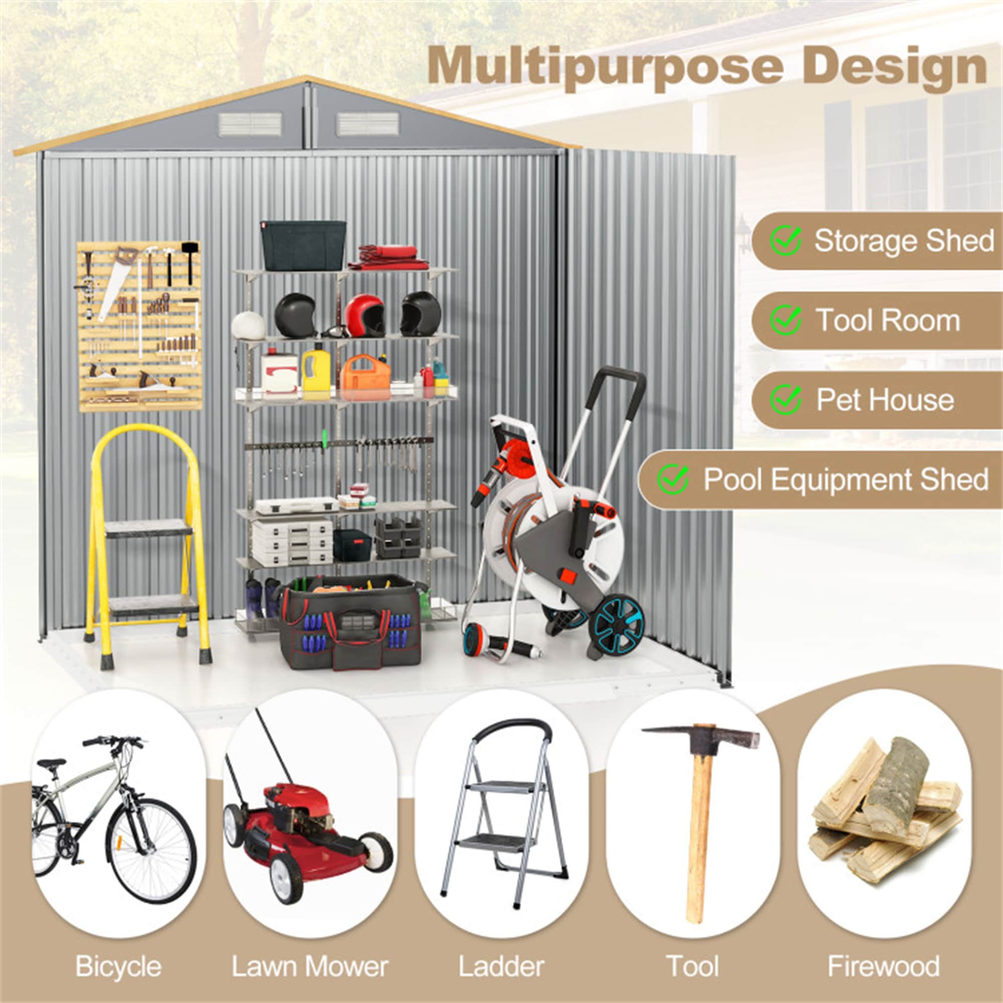 BABOOM BOM-4106NA+-CO Metal-Storage-Buildings-Sheds - View #7