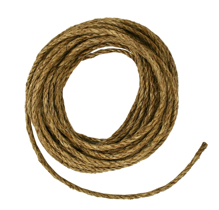 Kingcord 1/4 x 100' Sisal Twisted Rope