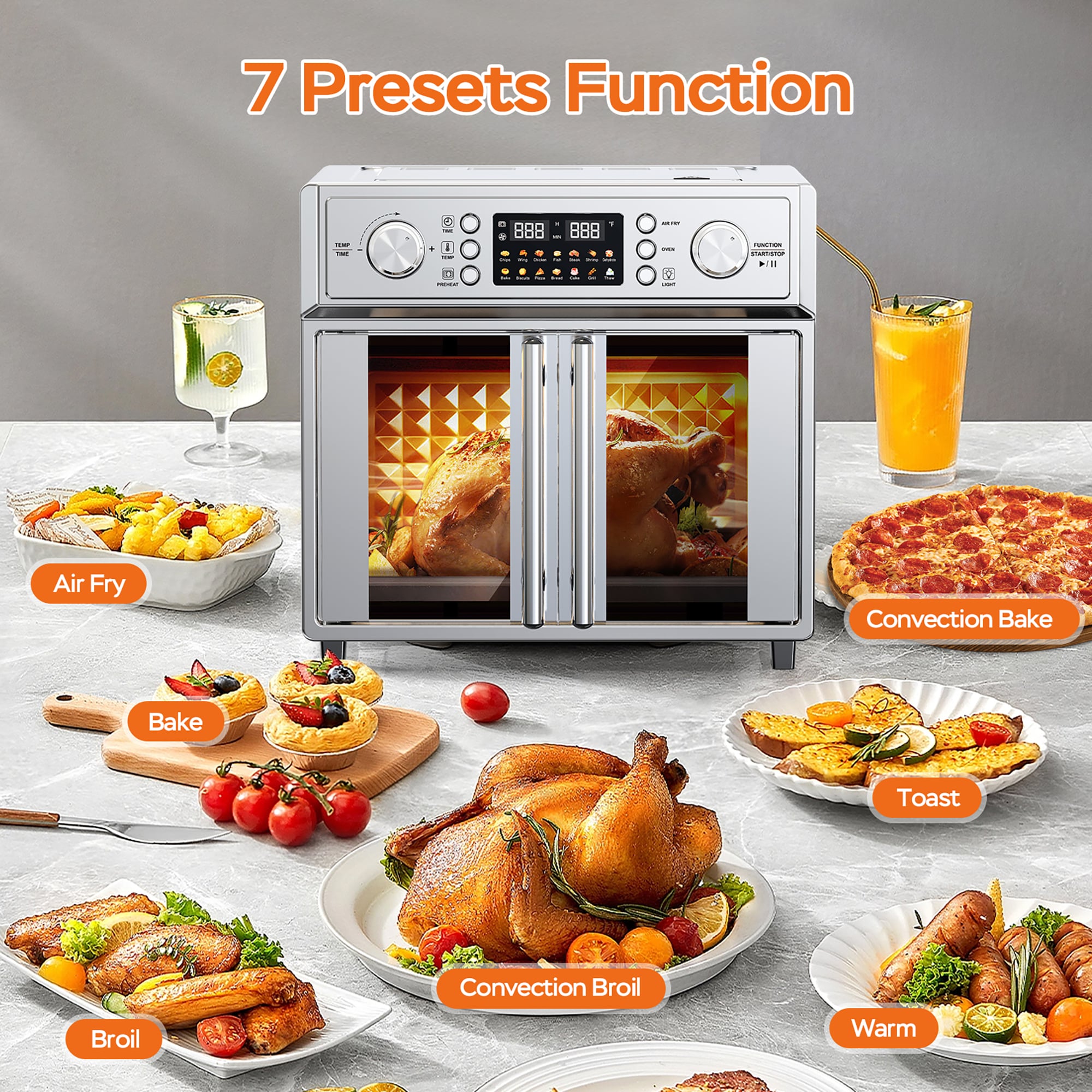 Elite Gourmet CLF-P401550 Countertop-Toaster-Ovens - View #3