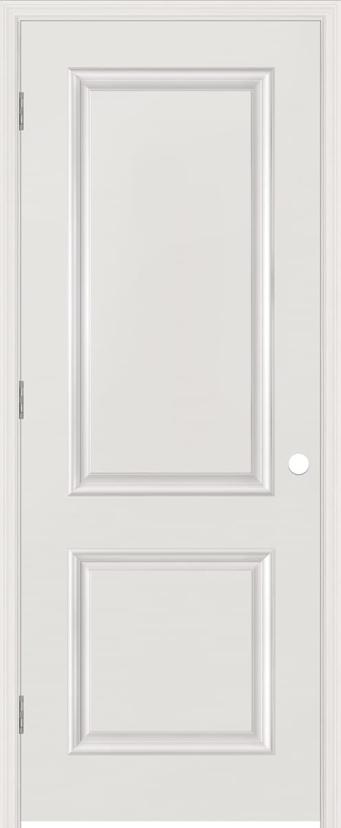 RELIABILT 492570 Pre-hung Doors 18-in x 80-in 2-panel Square Hollow Core Molded Composite Right Hand Inswing/Outswing Single Prehung Interior Door