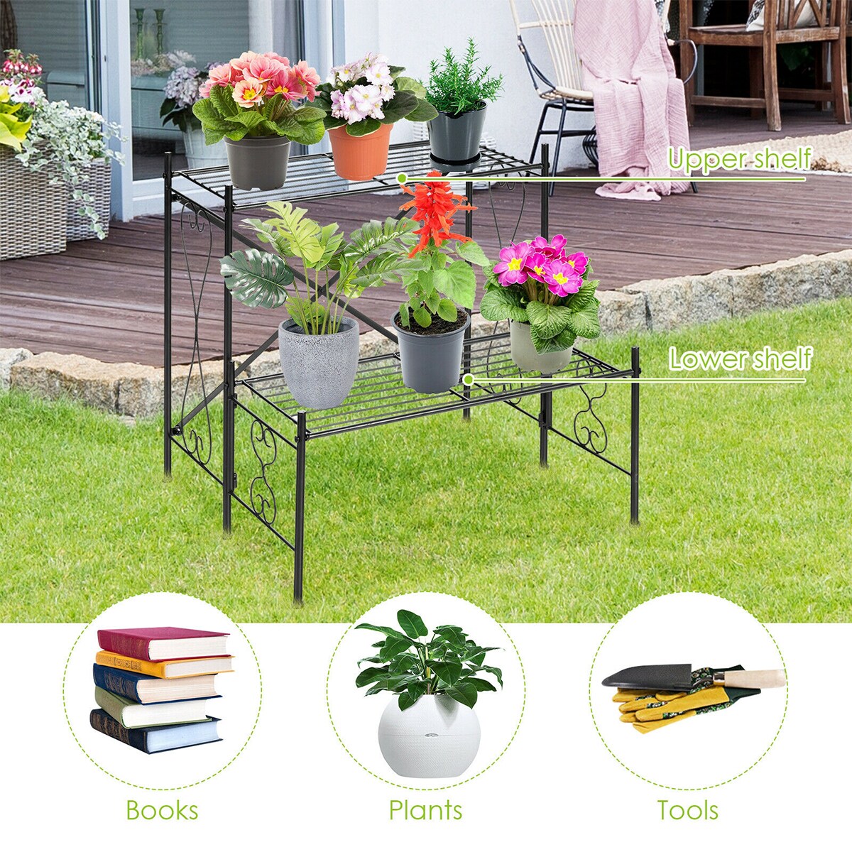 WELLFOR HZ-HPY-10028 Plant-Stand - View #4