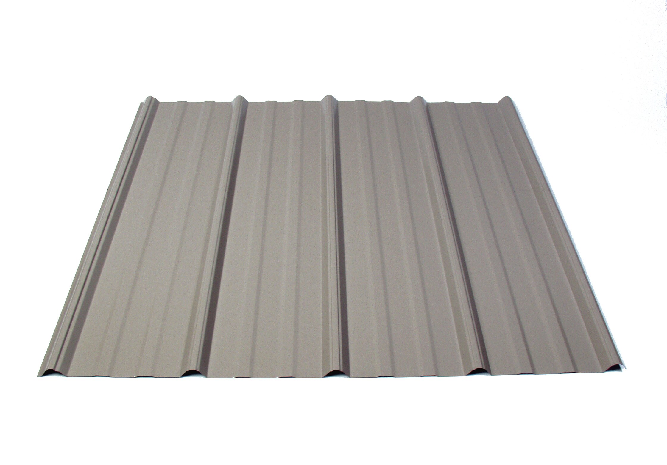 Fabral 0434502179 5 Rib 3.14-ft x 10-ft Ribbed Hickory Moss Metal Roof Panel