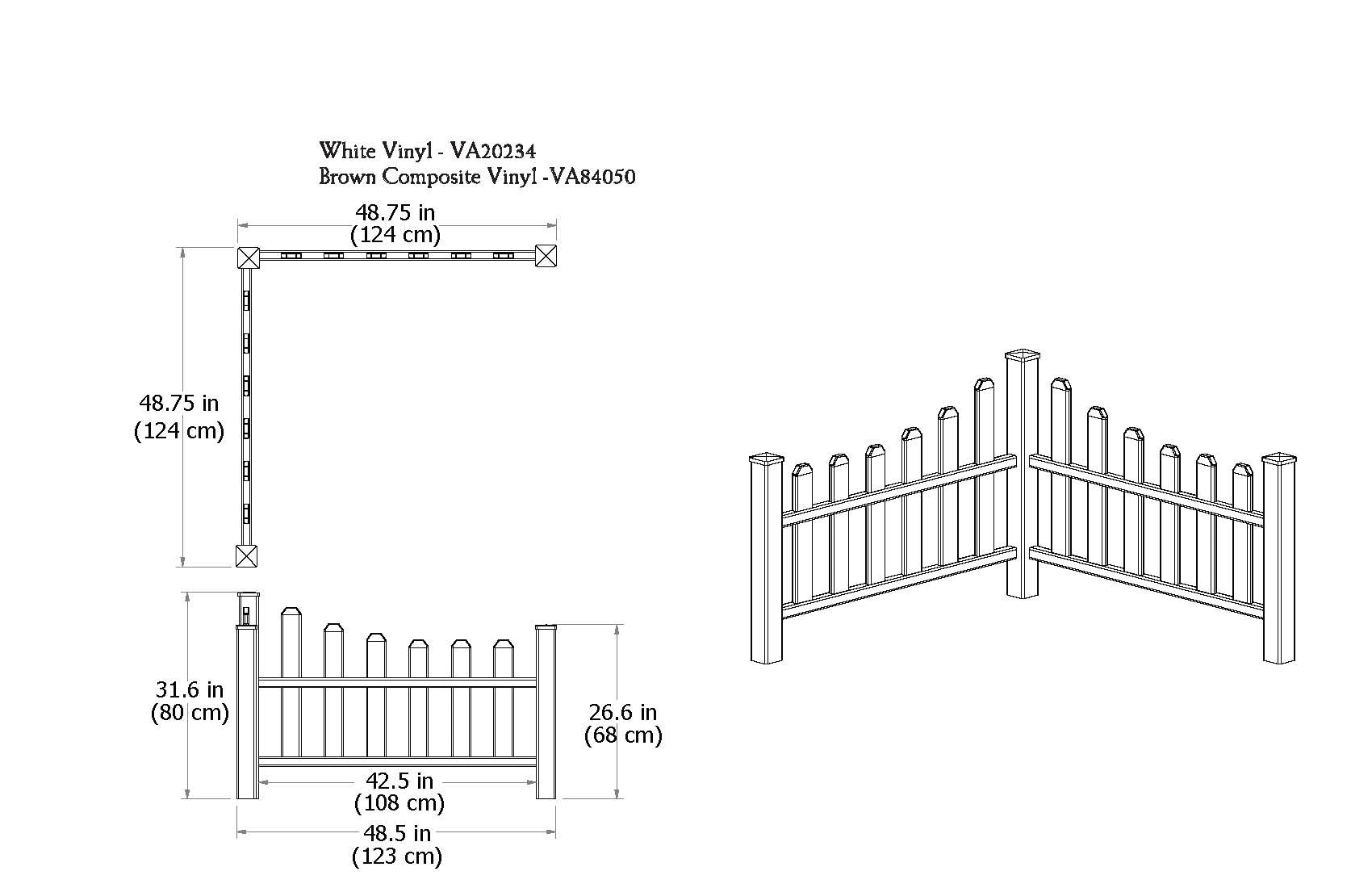 Vita VA84050 Garden-Utility-Fencing - View #10