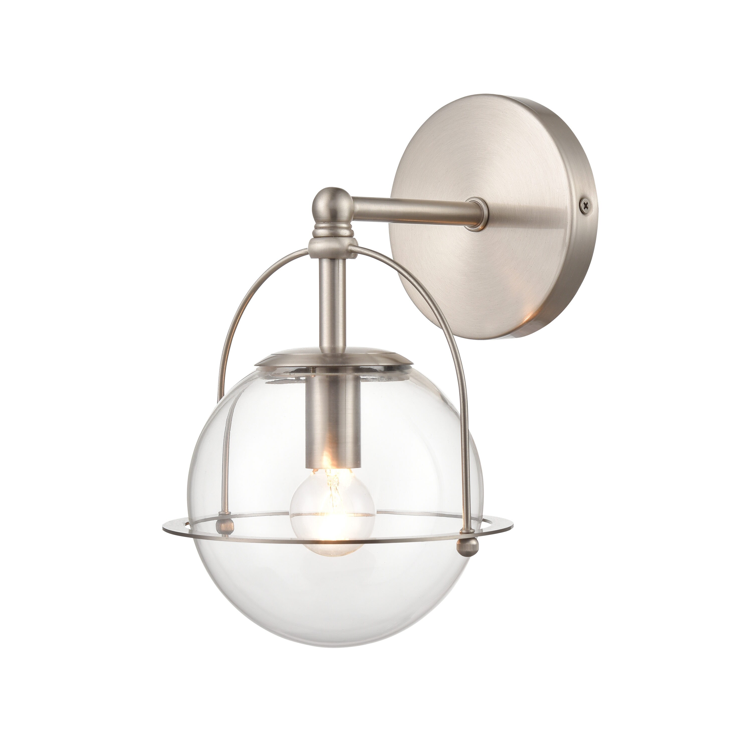 Westmore by ELK Lighting LWVL-220308192 Merrick 6-in 1-Light Satin Nickel LED Modern/Contemporary Vanity Light