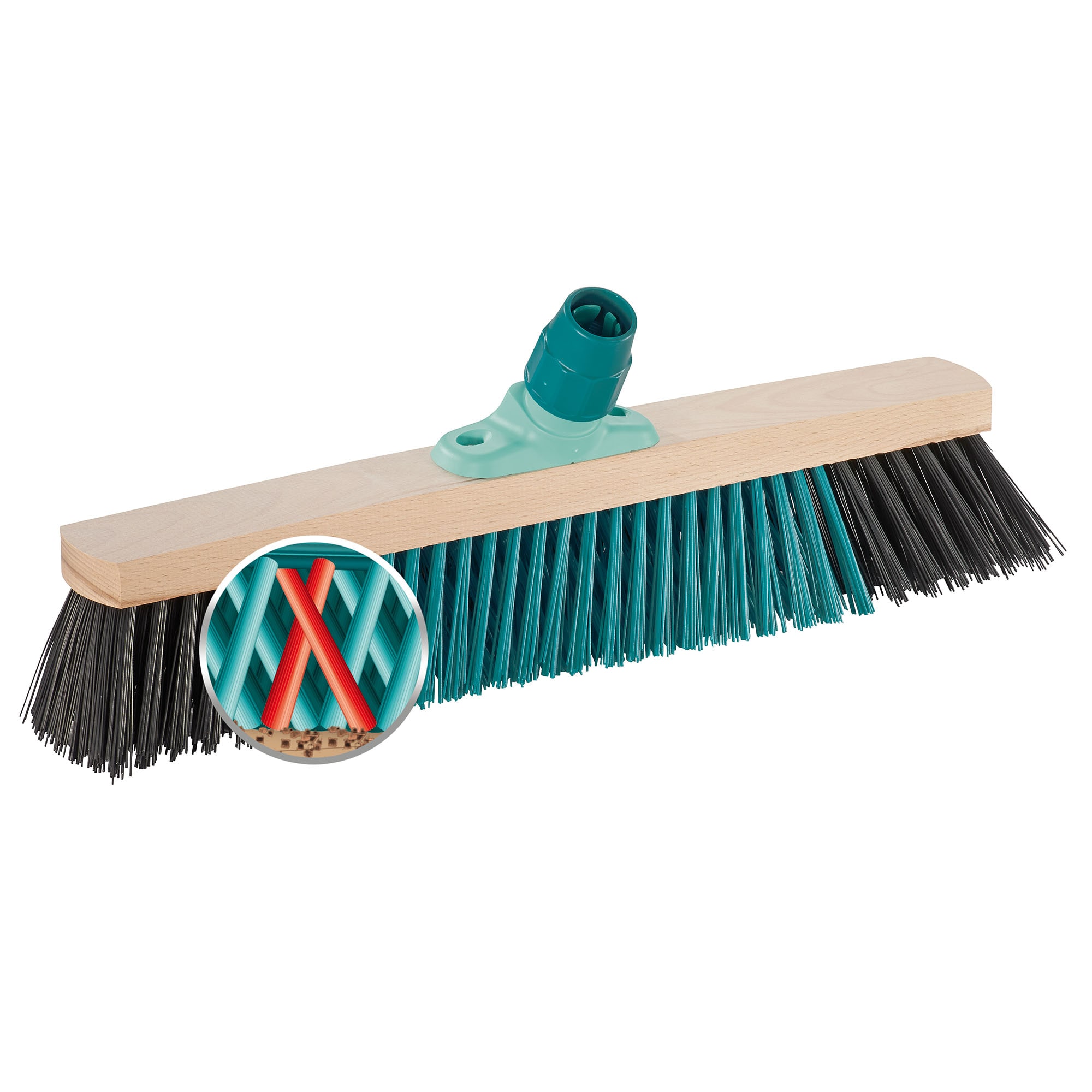 Leifheit 13.8-in Poly Fiber Push Broom at