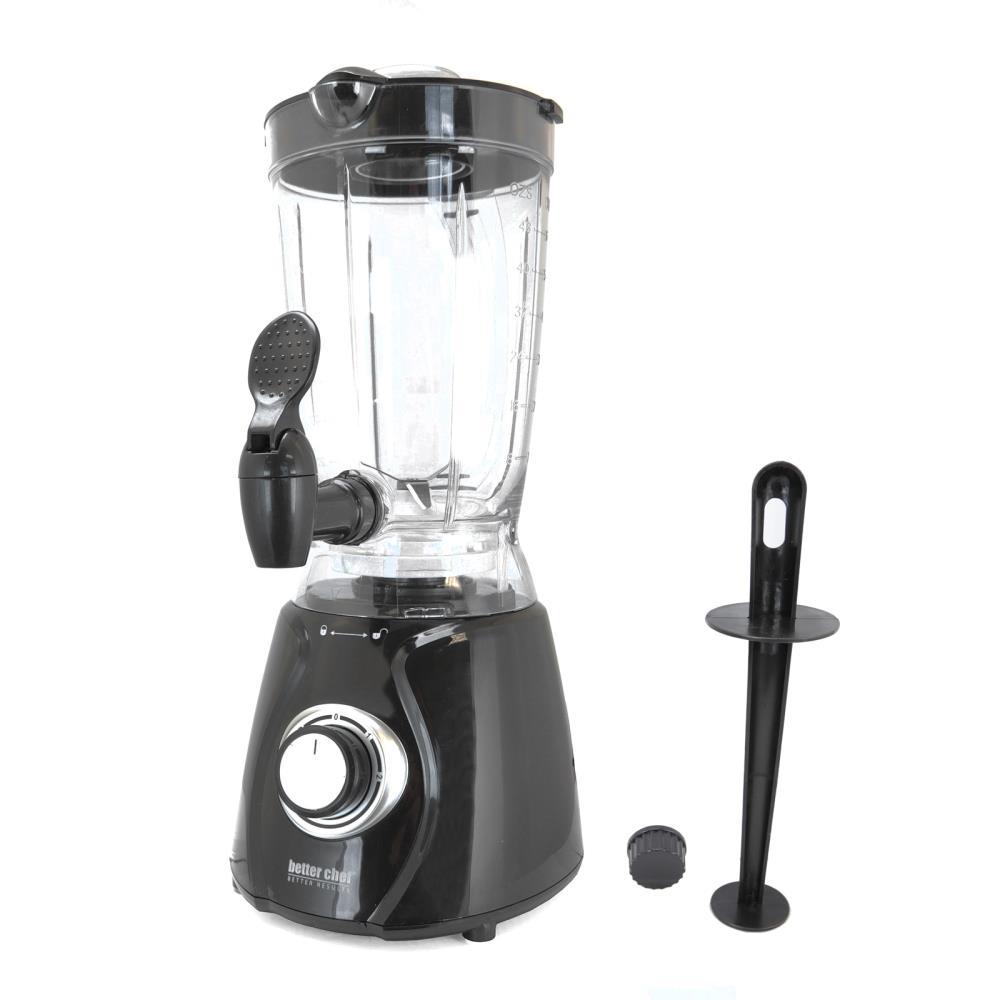 BLACK+DECKER PowerCrush 48-oz Black/Silver 700-Watt Pulse Control Blender  in the Blenders department at