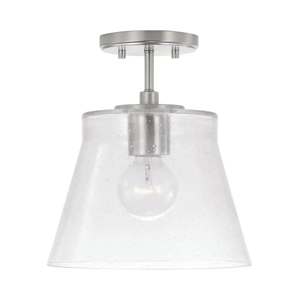 Capital Lighting  346912 Baker 11 Inch Wide SemiFlush Ceiling Fixture / Pendant