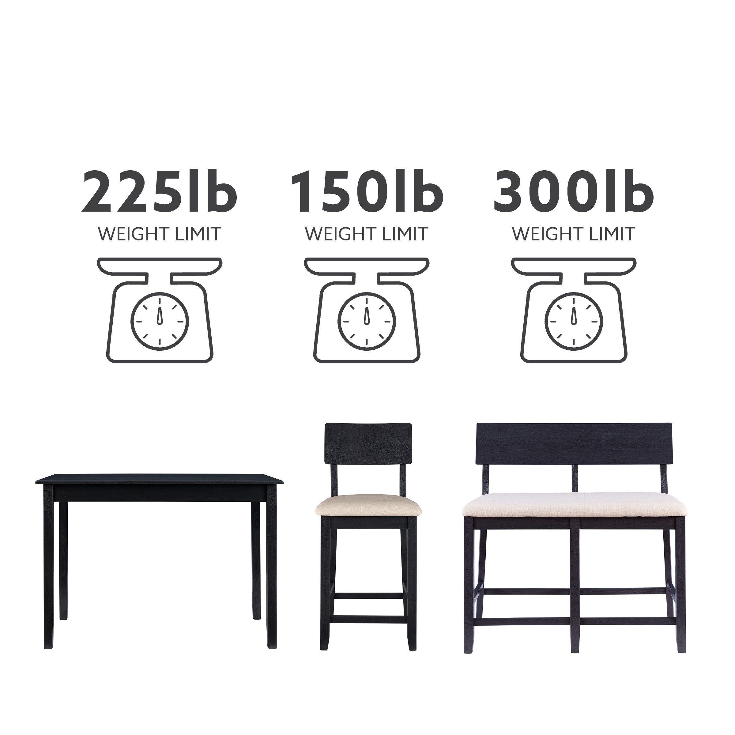 Linon LOWES2043 Dining-Sets - View #14