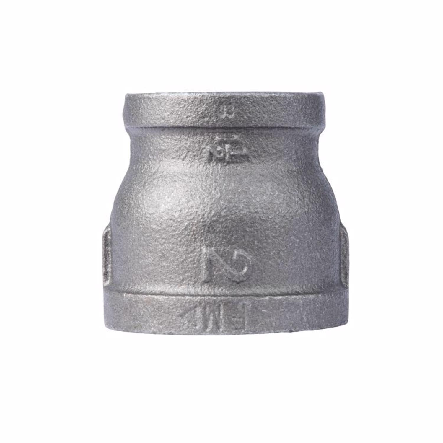 STZ 2 in. FIP each X 1-1/2 in. D FIP Black Malleable Iron Reducing Coupling