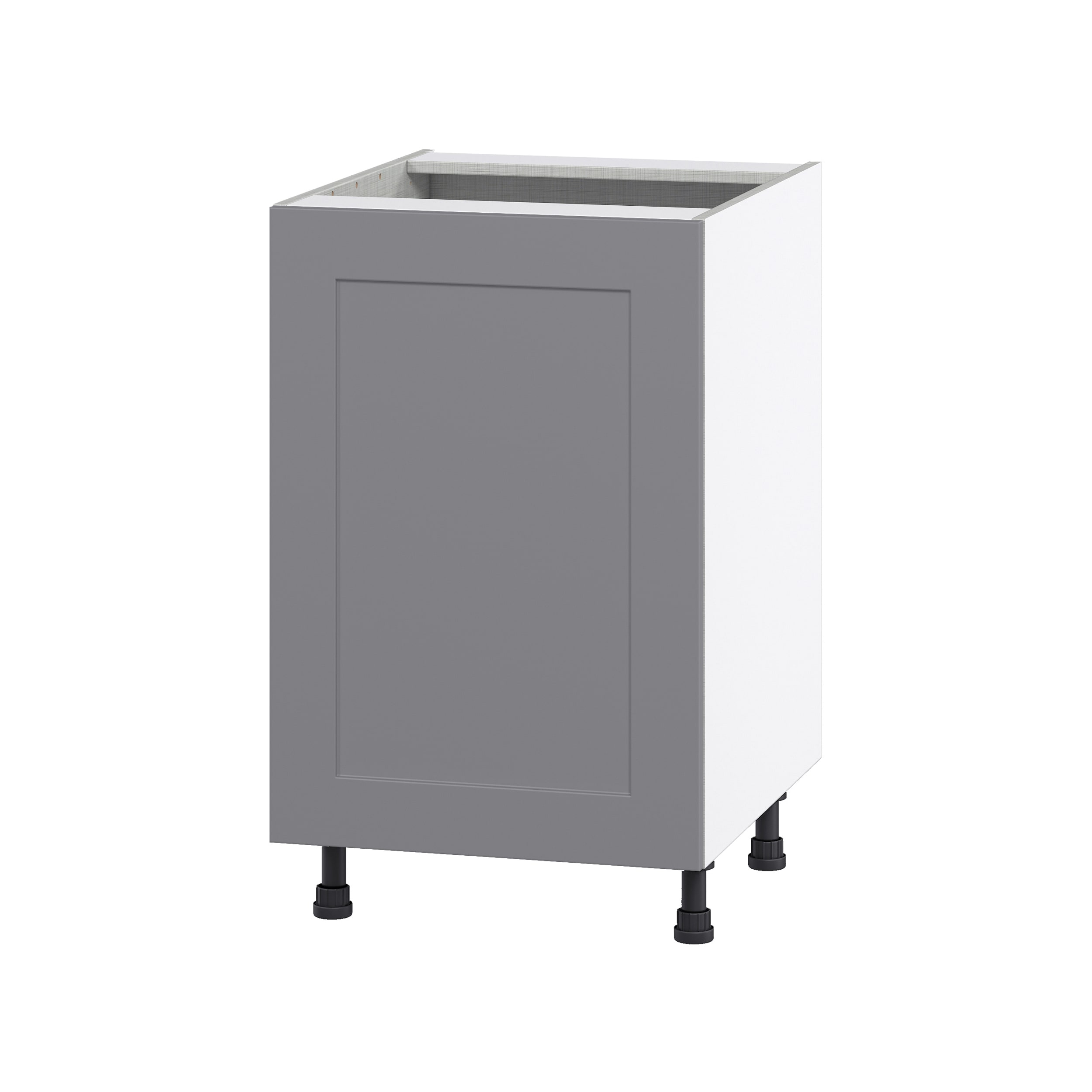 Hugo&Borg Beaumont 15-in W x 34.5-in H x 24-in D Slate Gray Base Fully Assembled Cabinet (Flat Panel Shaker Door Style)