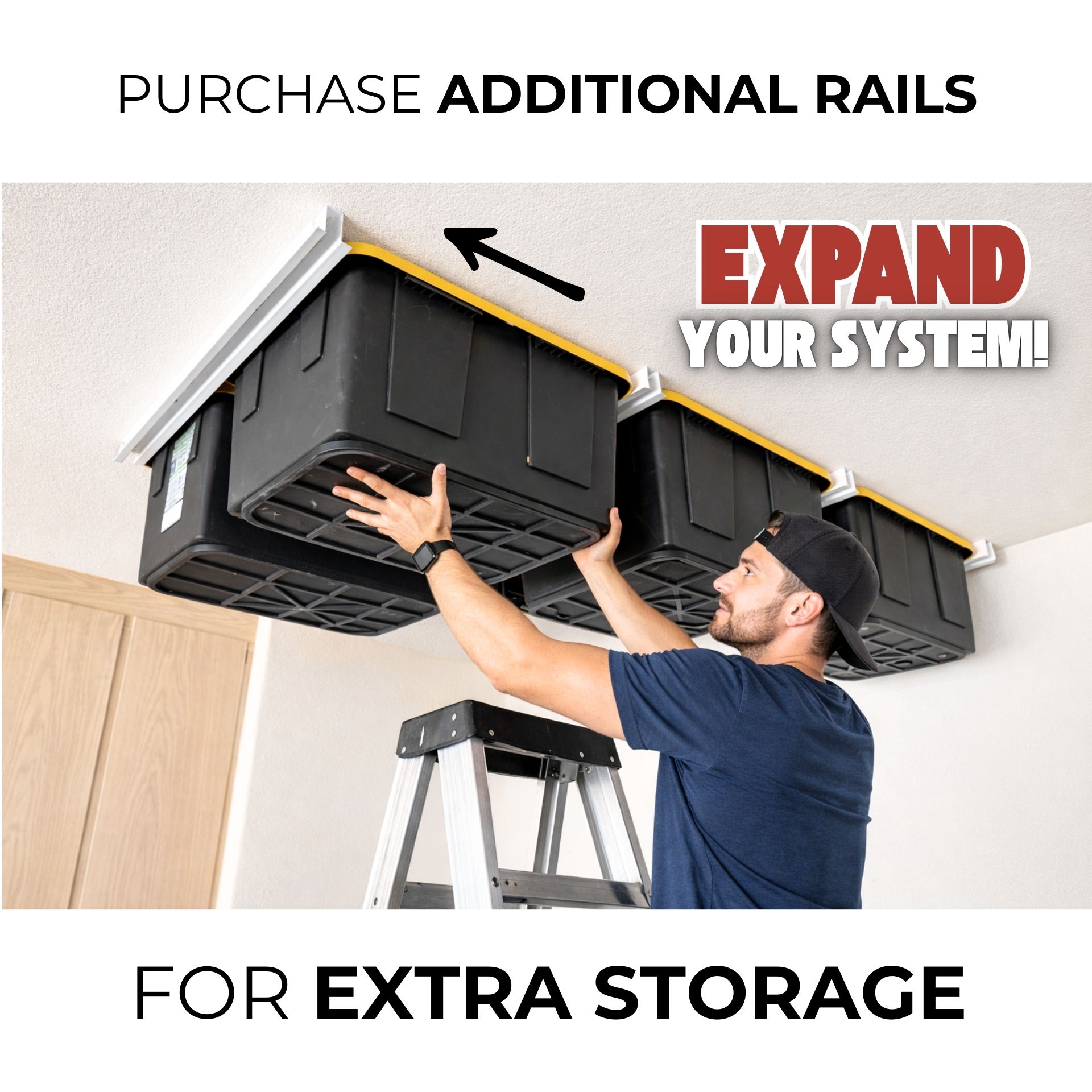 CeilingSAM BS-001 Overhead-Garage-Storage - View #6