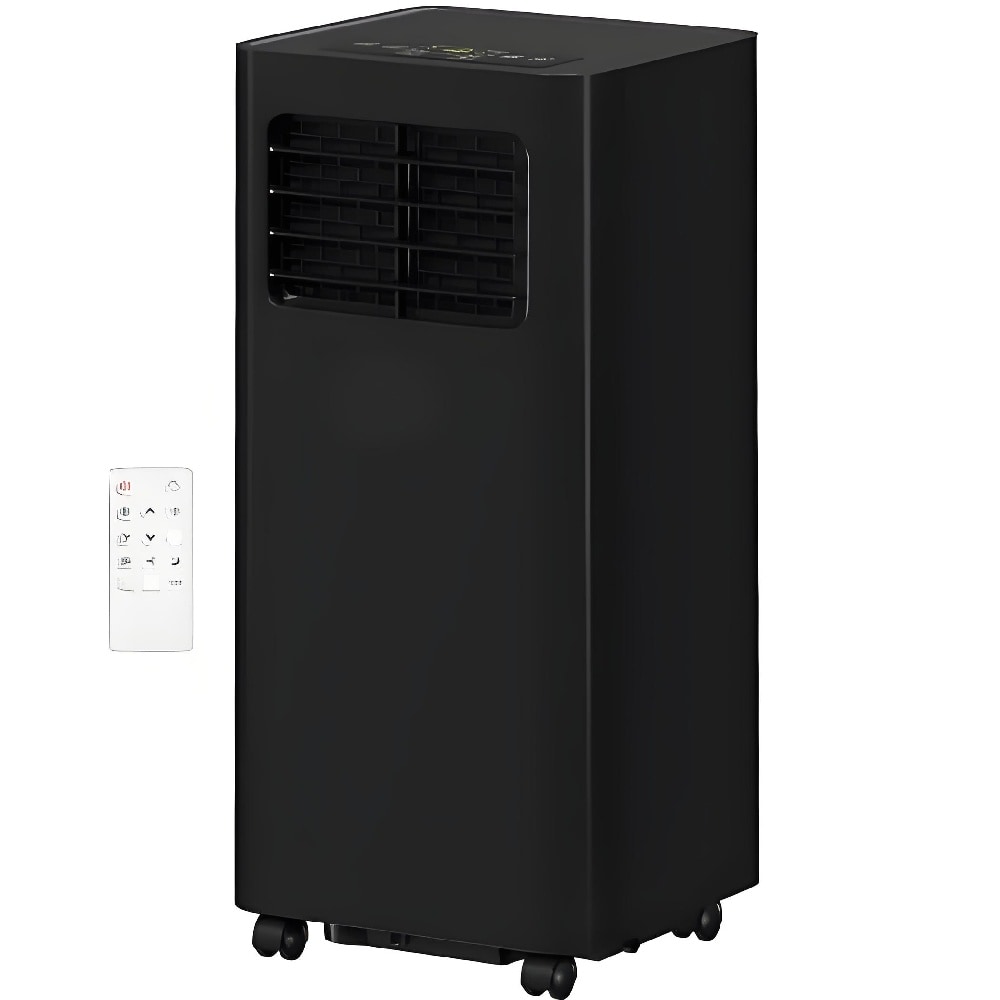 Elexnux 6500 BTU (DOE) 115-Volt Vented Medium Room Portable Air Conditioner Remote Included