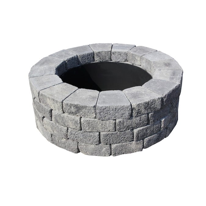 Concrete Fire Pit Kit, How To Install A Fire Pit On Pavers