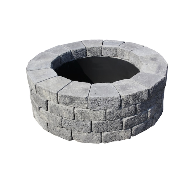 Concrete Fire Pit Kit, Can You Put A Fire Pit Directly On Pavers Or Concrete