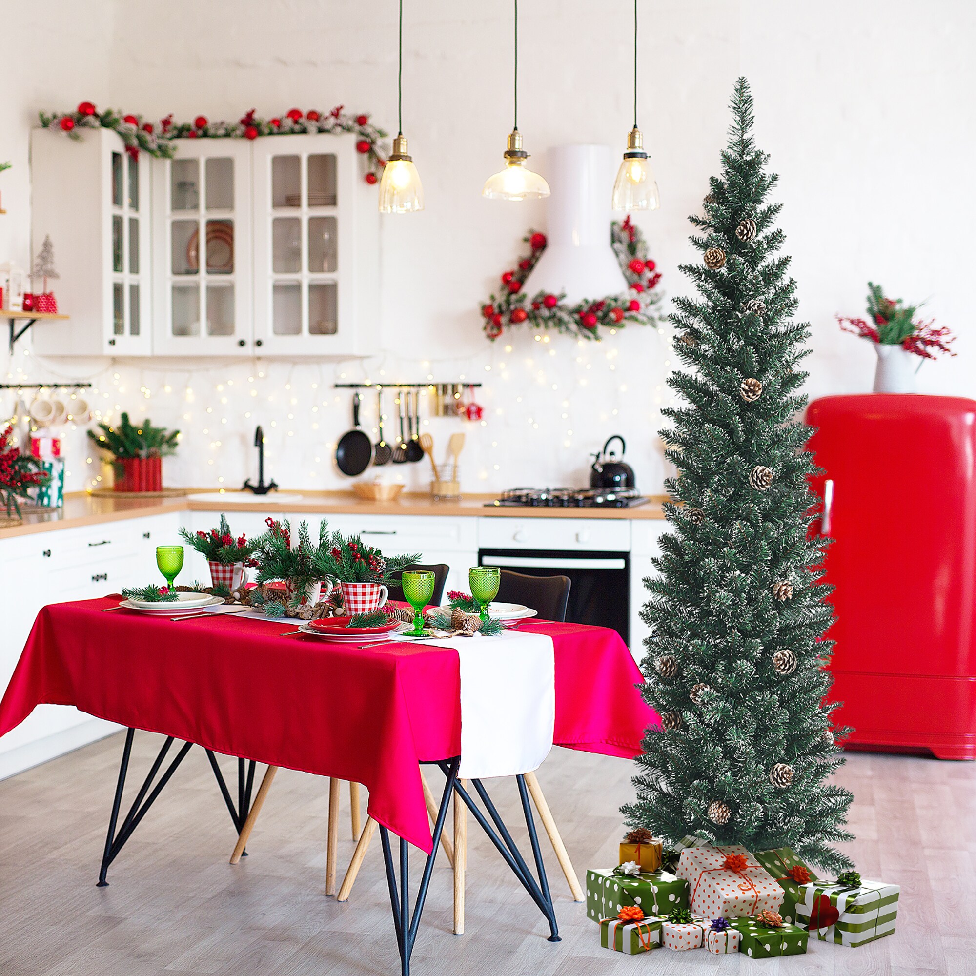 Costway CM23633 Artificial-Christmas-Trees - View #7