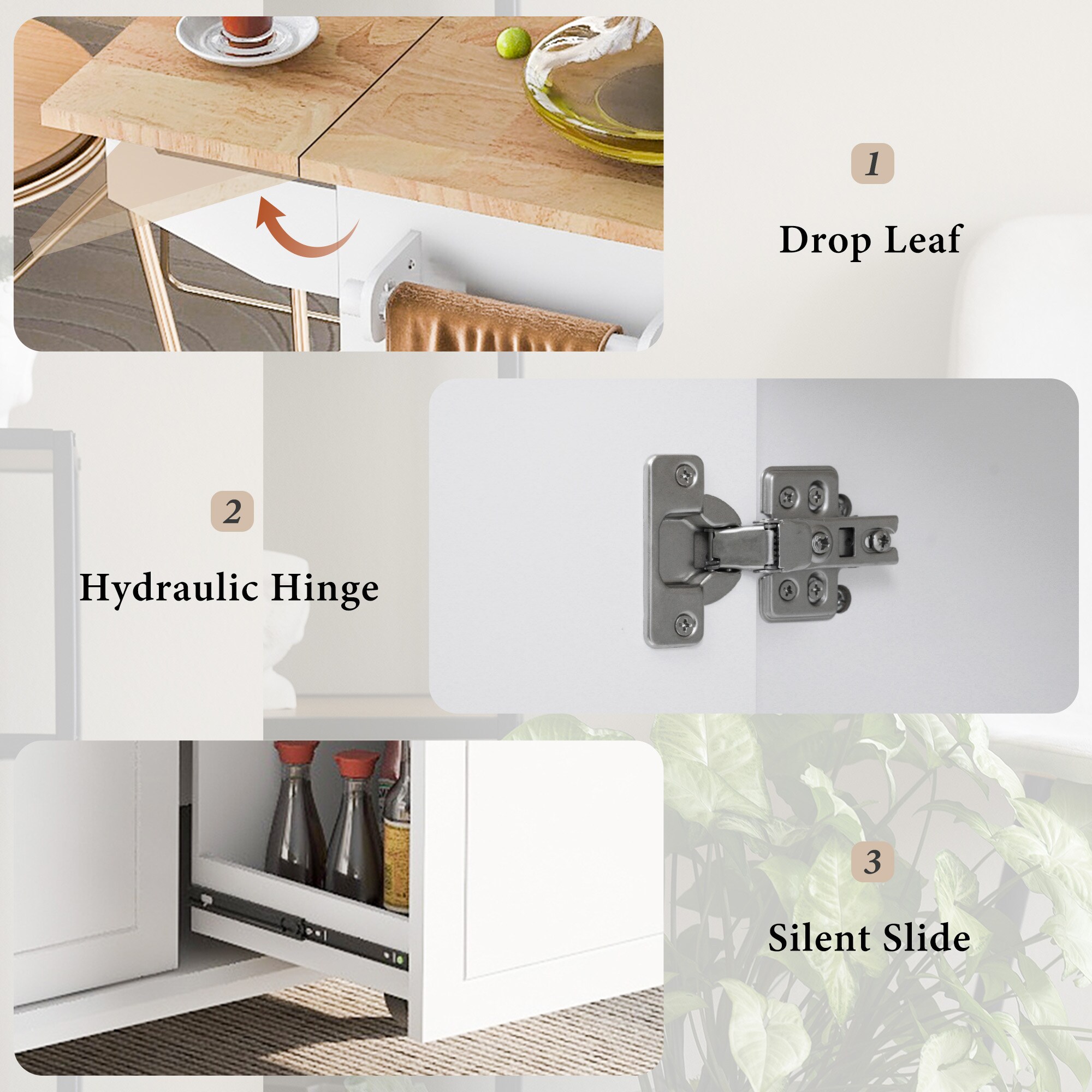 ModernLuxe L-WF312383AAW Kitchen-Furniture - View #8