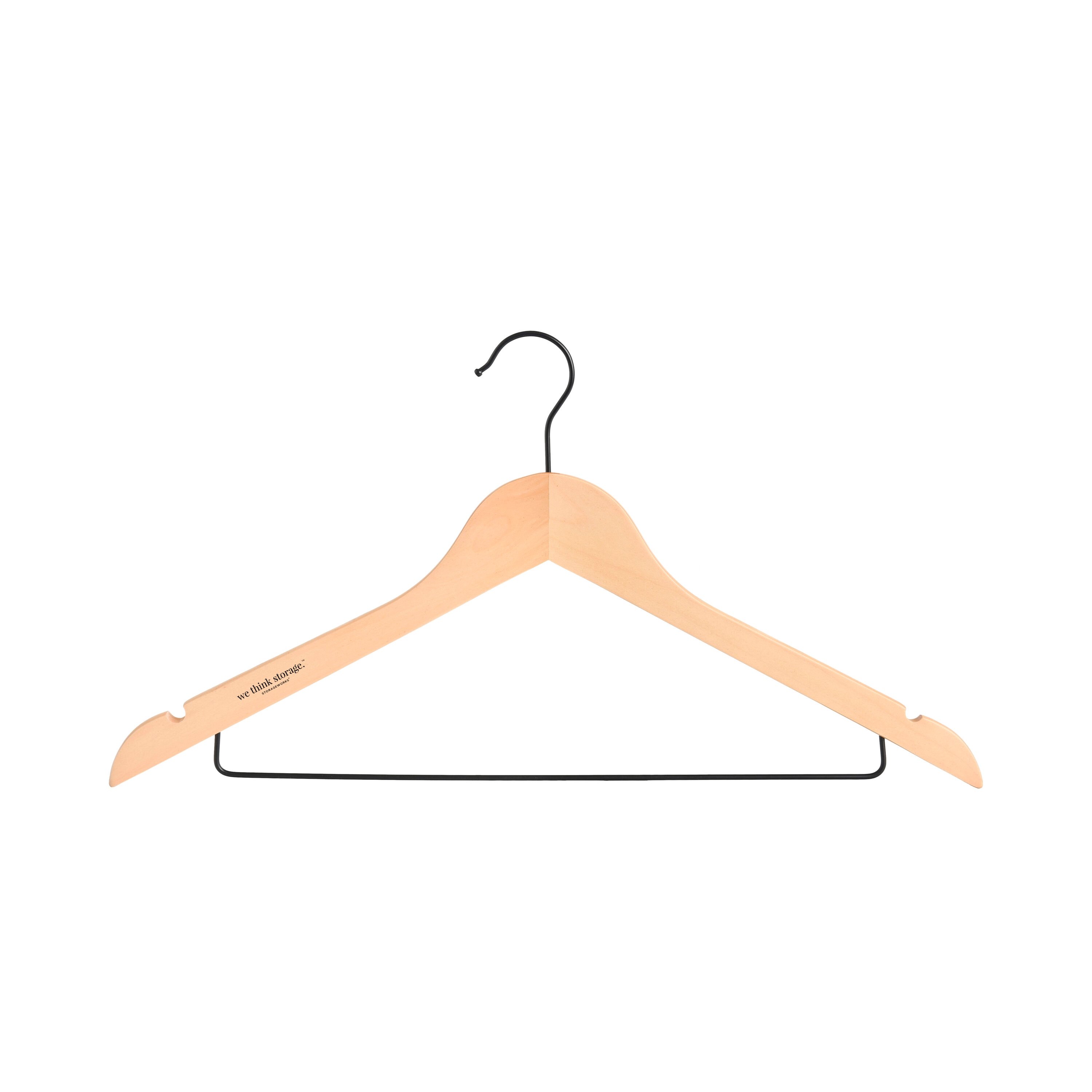 Utopia Home Premium Non-Slip Velvet Hangers - Heavy Duty - Coat Hangers -  Pant Hangers (Bulk Pack of 150, Black)