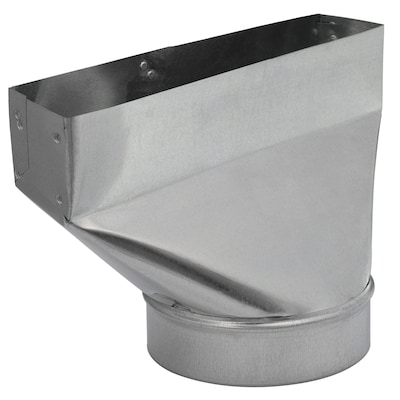 IMPERIAL 14-in x 6-in x 8-in Galvanized Steel Straight Register Duct Boot New